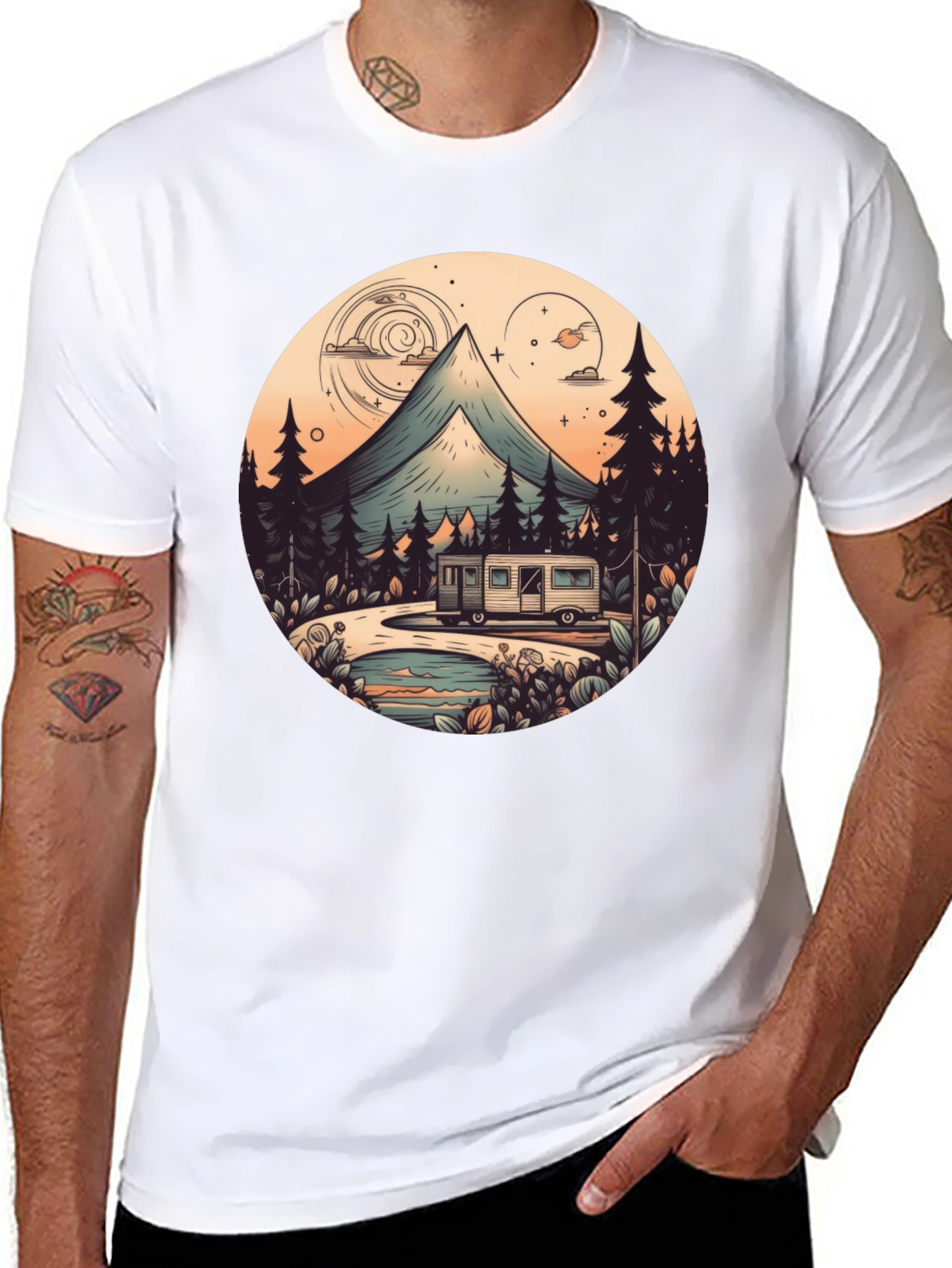 Camping Adventure Graphic Tee