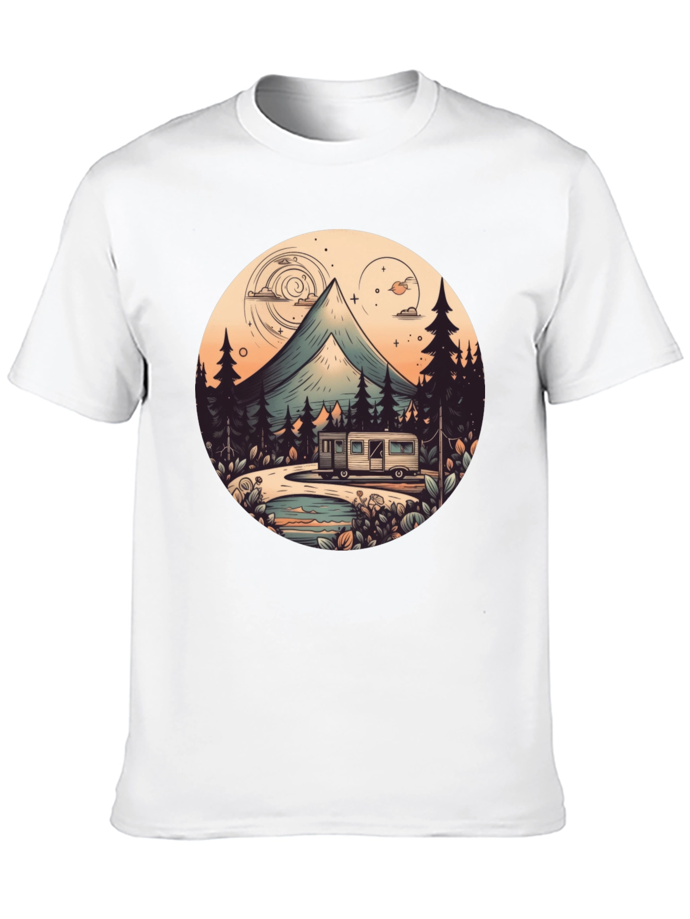 Camping Adventure Graphic Tee