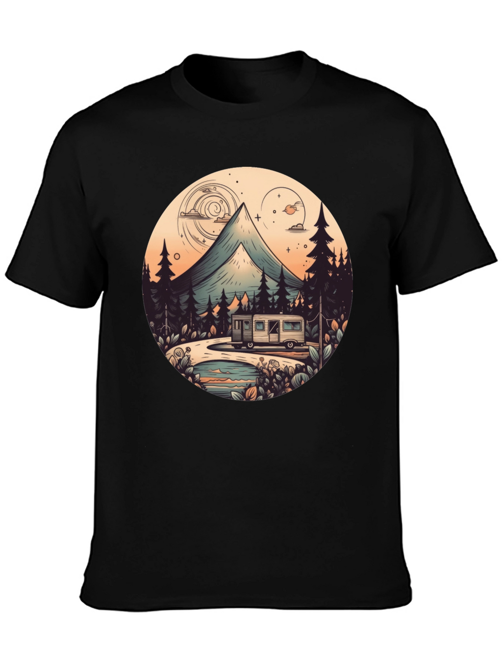 Camping Adventure Graphic Tee