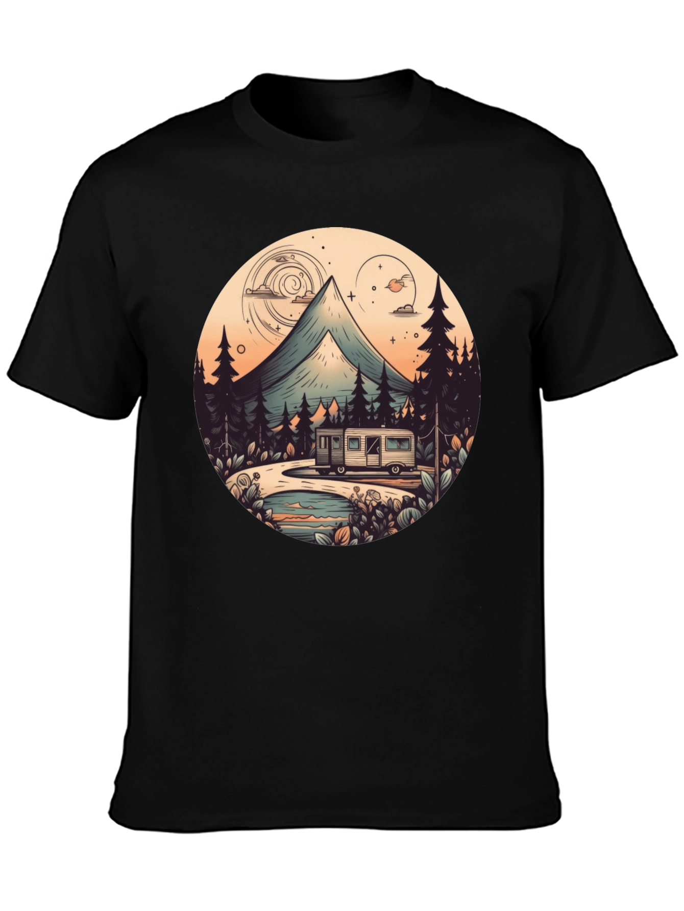 Camping Adventure Graphic Tee