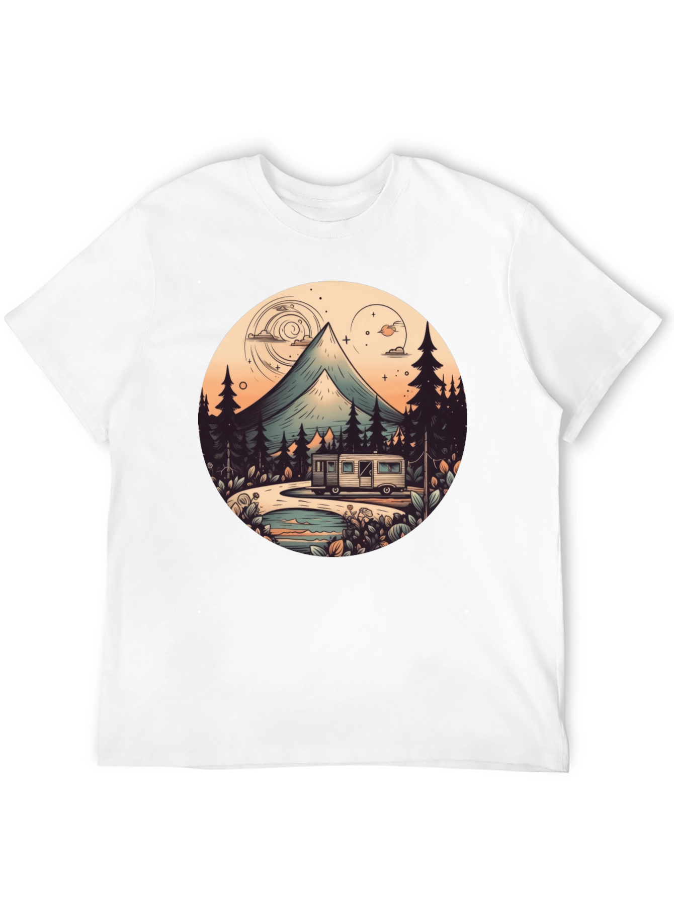 Camping Adventure Graphic Tee
