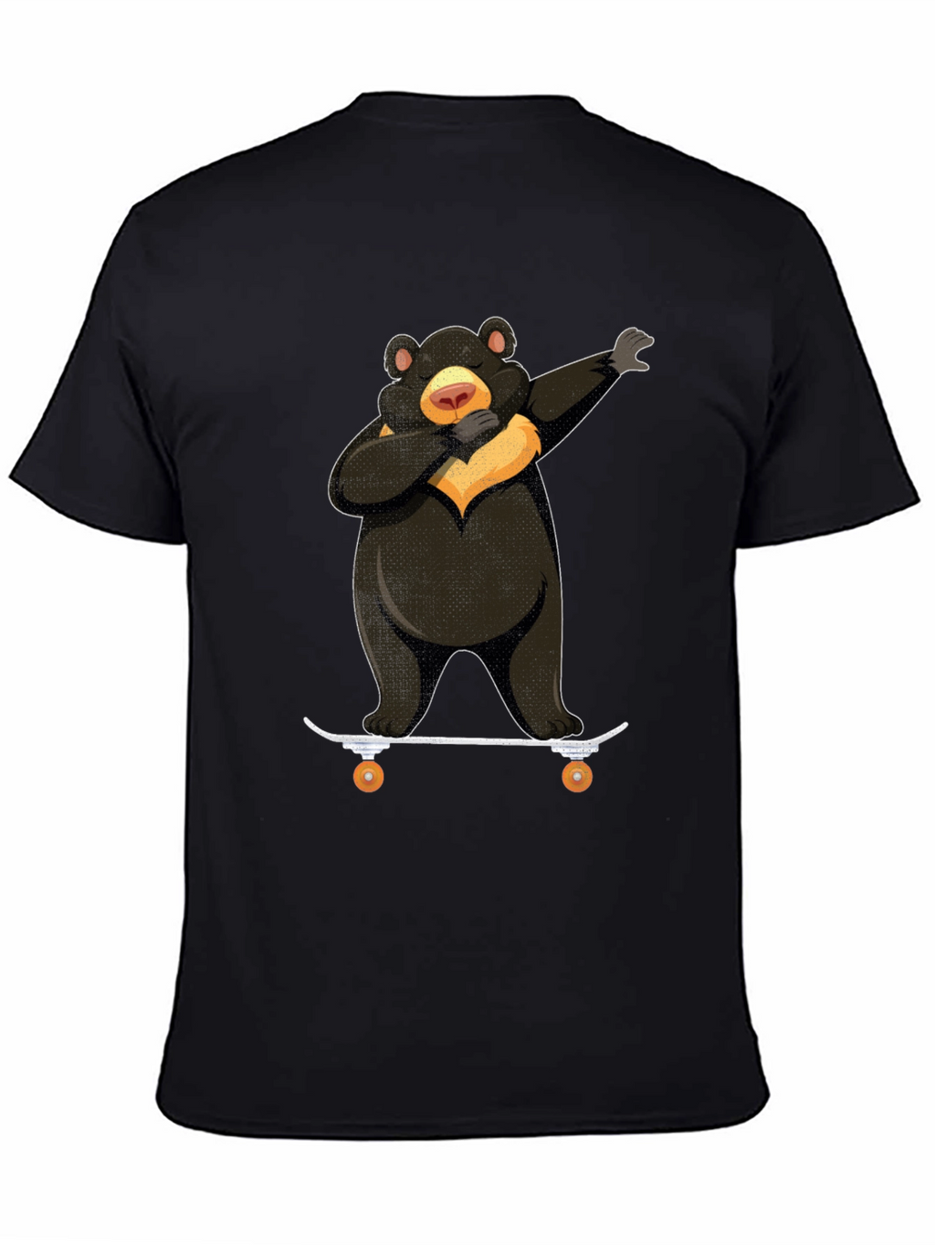 Dabbing Bear Skateboard Graphic T-Shirt