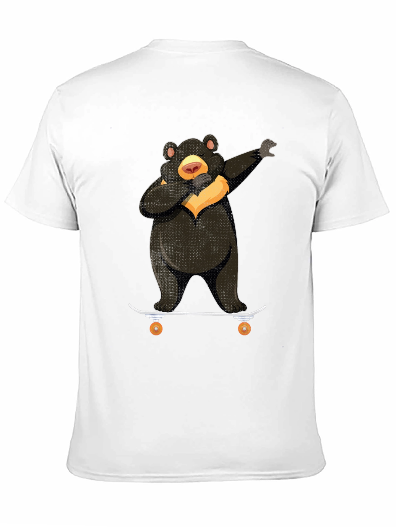 Dabbing Bear Skateboard Graphic T-Shirt