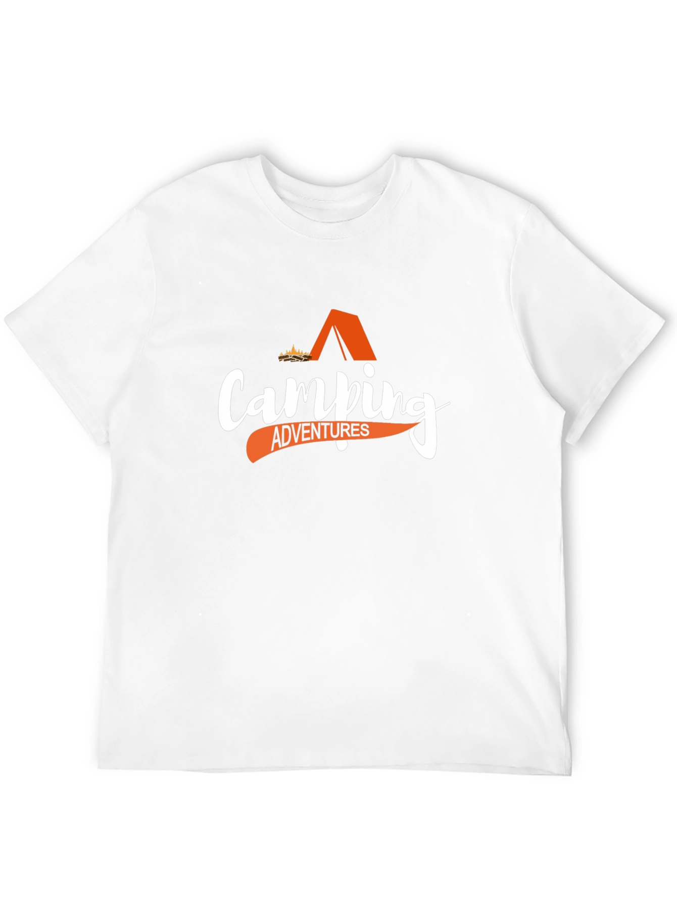 Camping Adventures Graphic Tee - Black