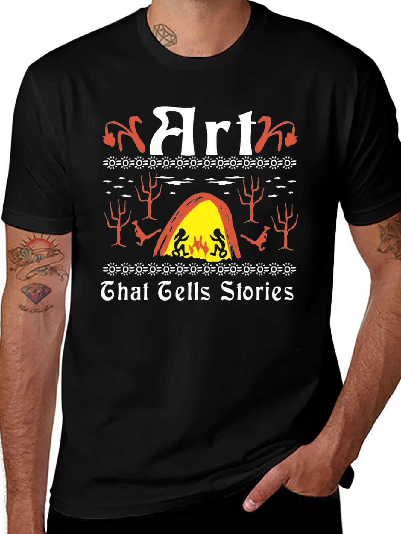Art That Tells Stories Graphic Tee
