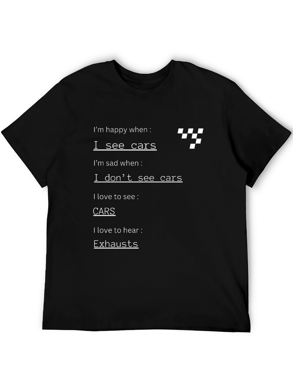 Car Enthusiast T-Shirt - I See Cars