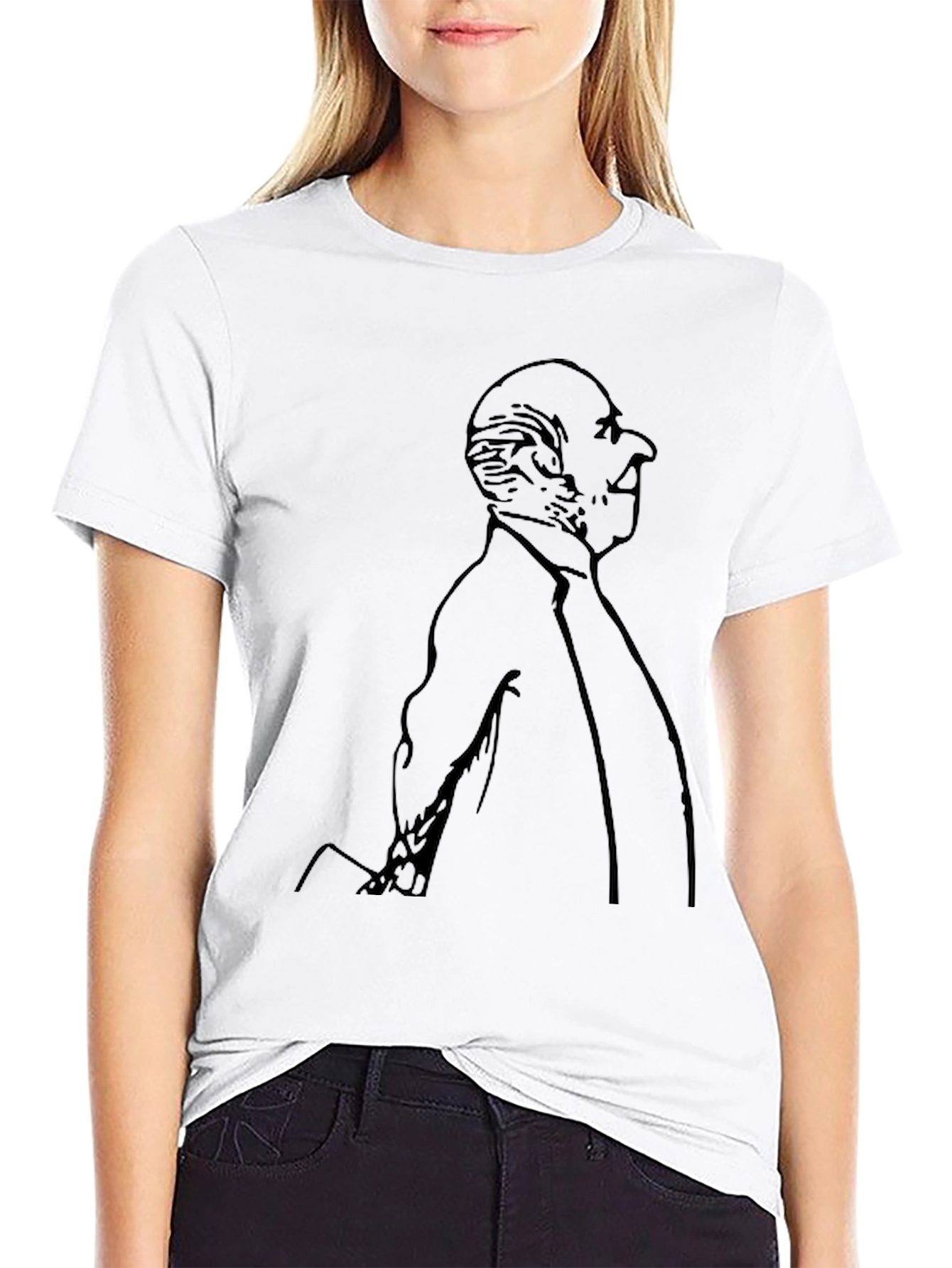 Unique Man in Suit Graphic T-Shirt