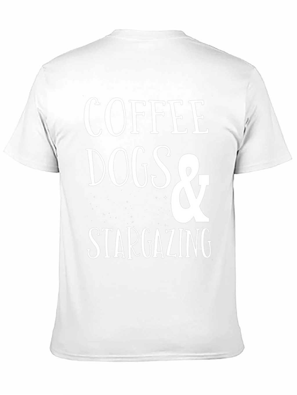 Coffee Dogs & Stargazing Black T-Shirt