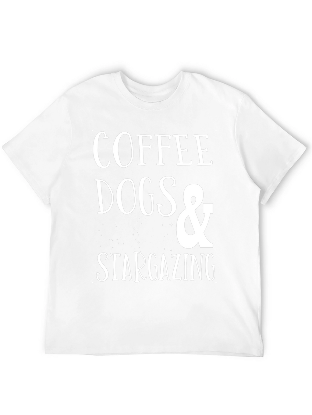 Coffee Dogs & Stargazing Black T-Shirt