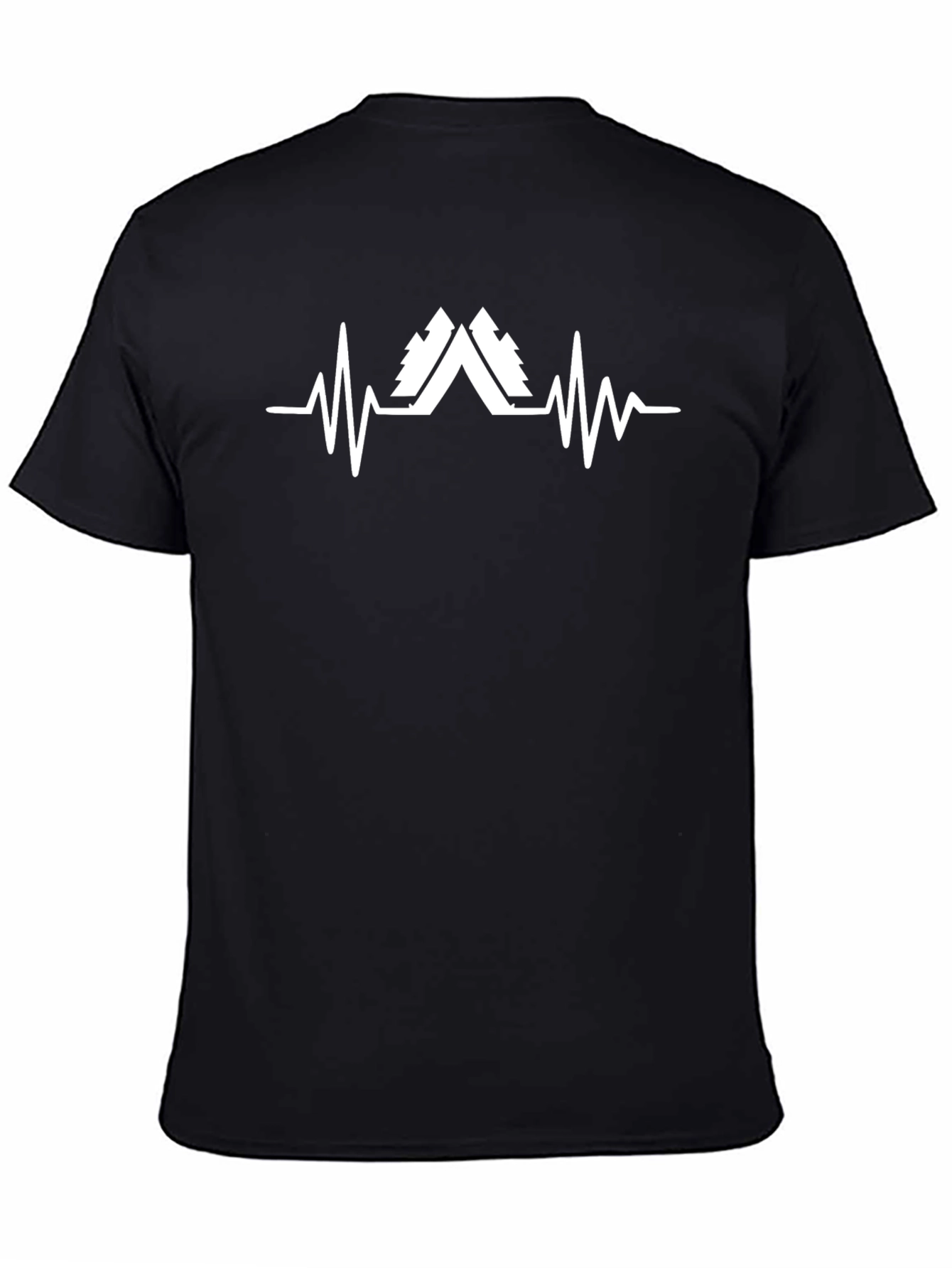Camping Heartbeat Graphic Tee