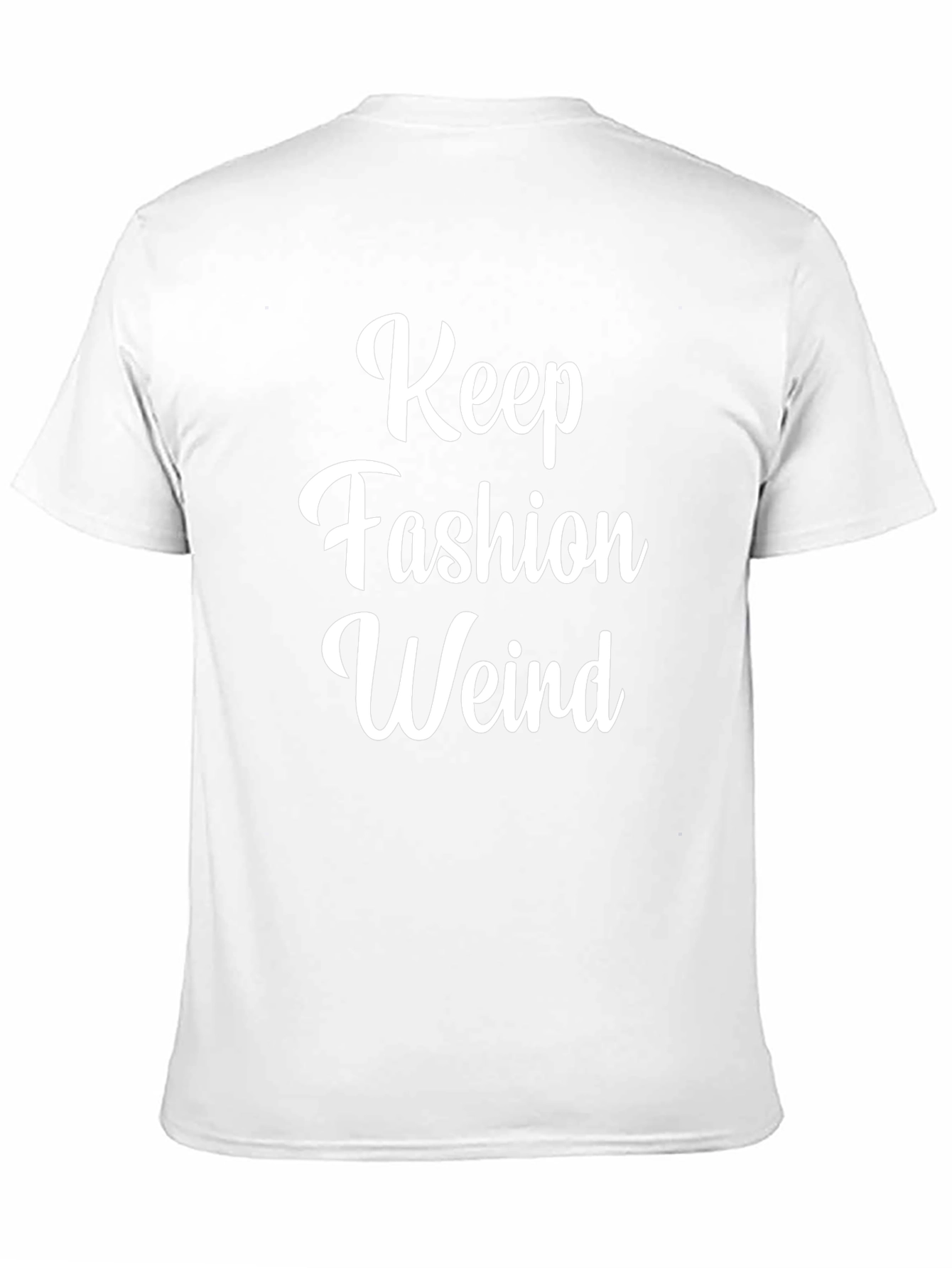 Keep Fashion Weird Graphic Tee - Stylish Black T-Shirt
