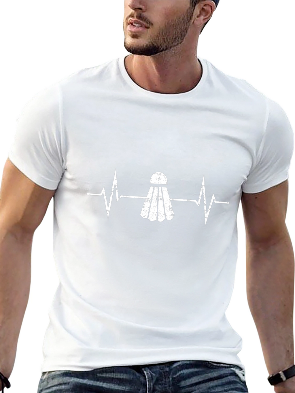 Badminton Heartbeat T-Shirt