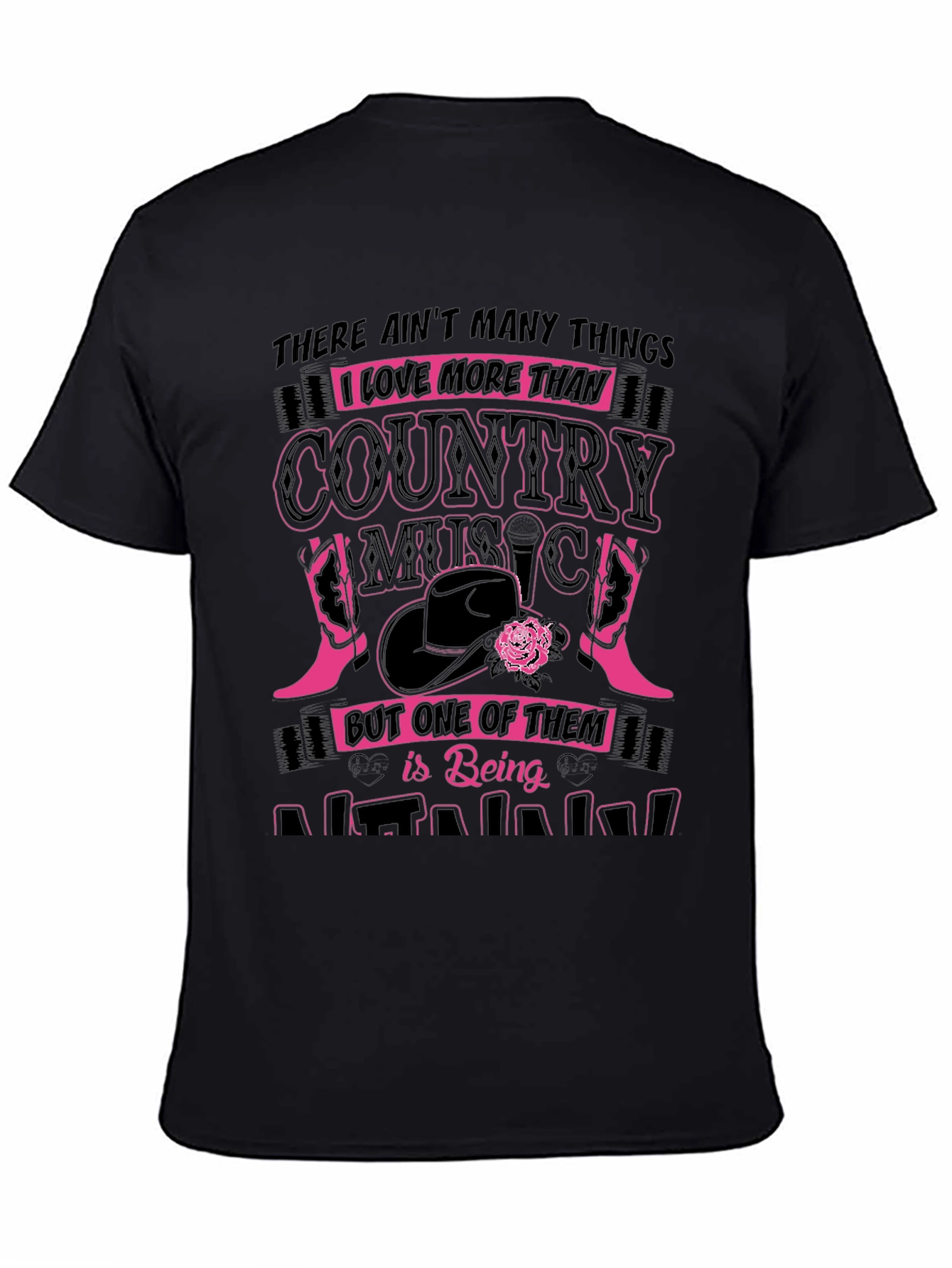 Country Music Lover T-Shirt - Novelty Graphic Tee