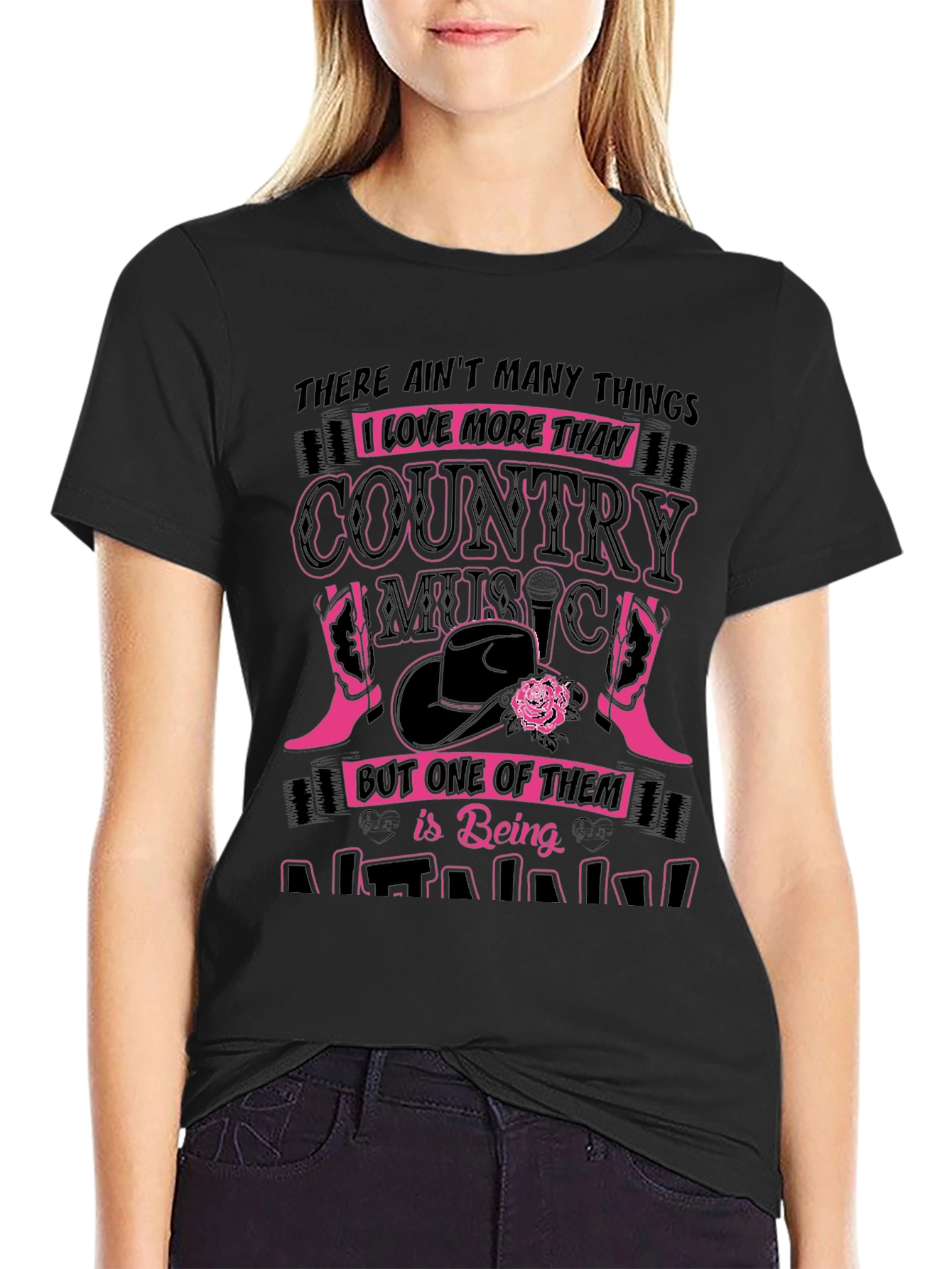 Country Music Lover T-Shirt - Novelty Graphic Tee