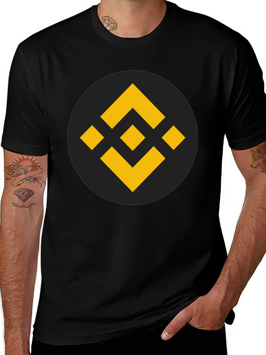 Binance Logo T-Shirt - Black Crypto Tee