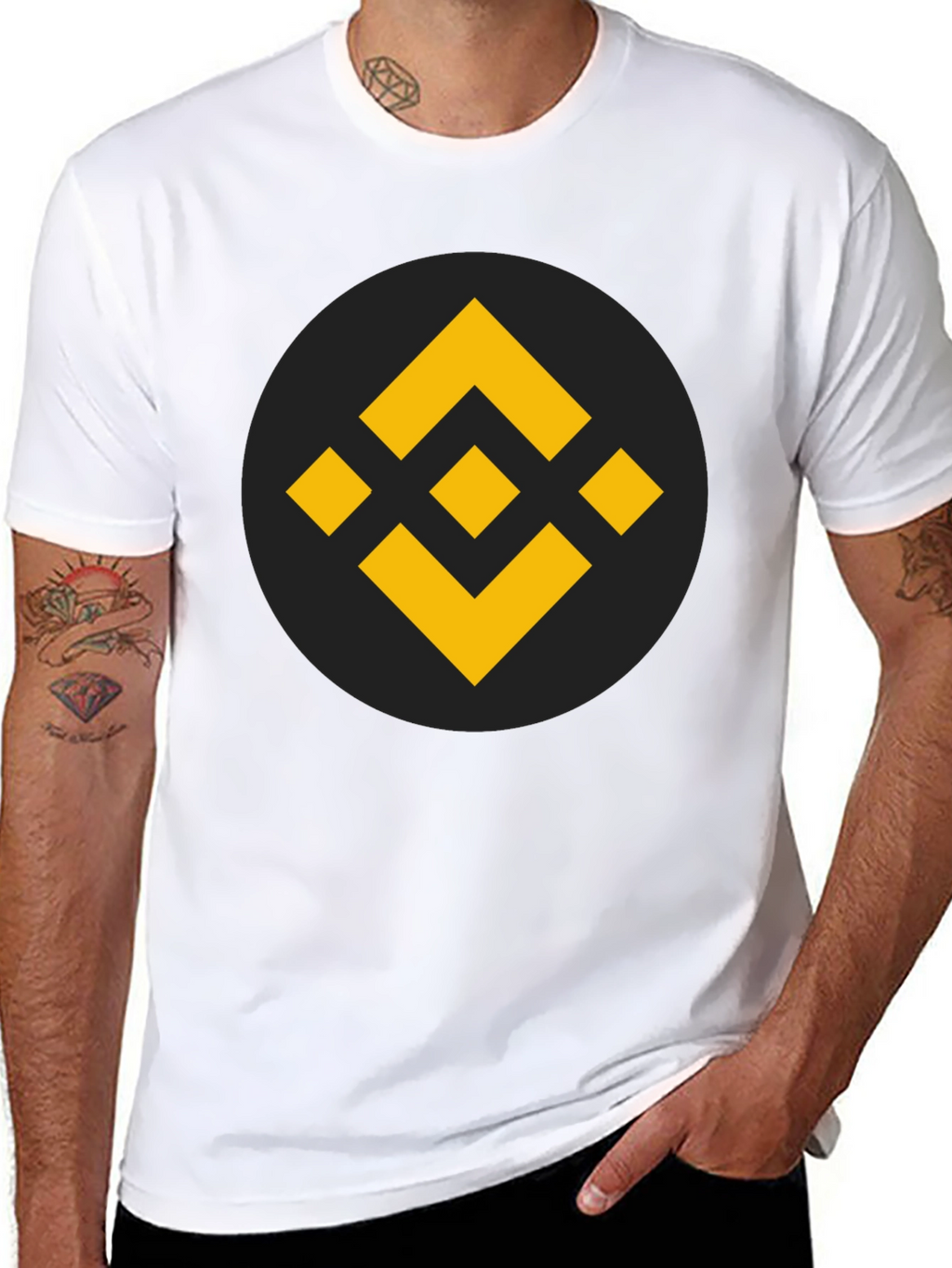 Binance Logo T-Shirt - Black Crypto Tee