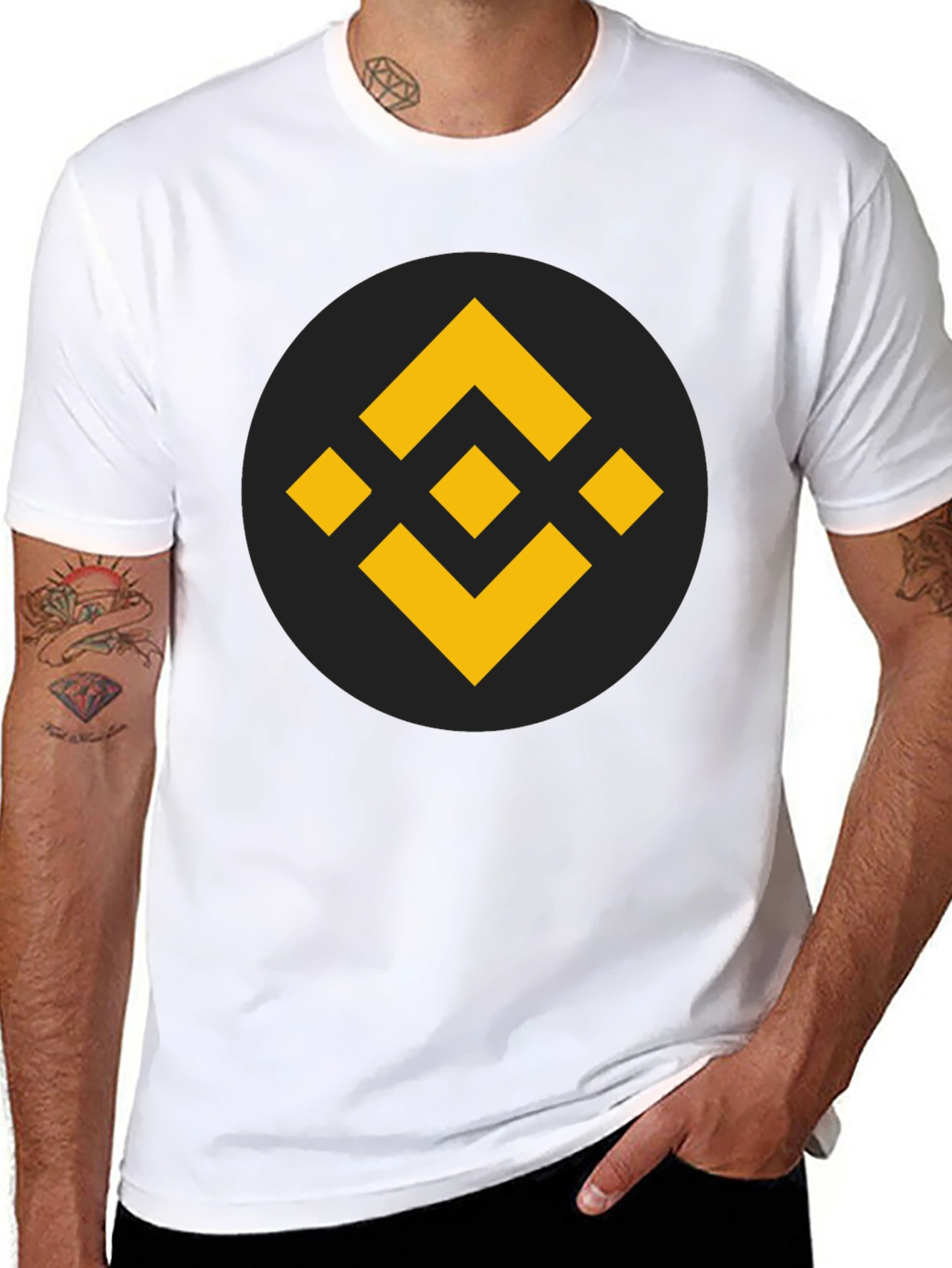 Binance Logo T-Shirt - Black Crypto Tee