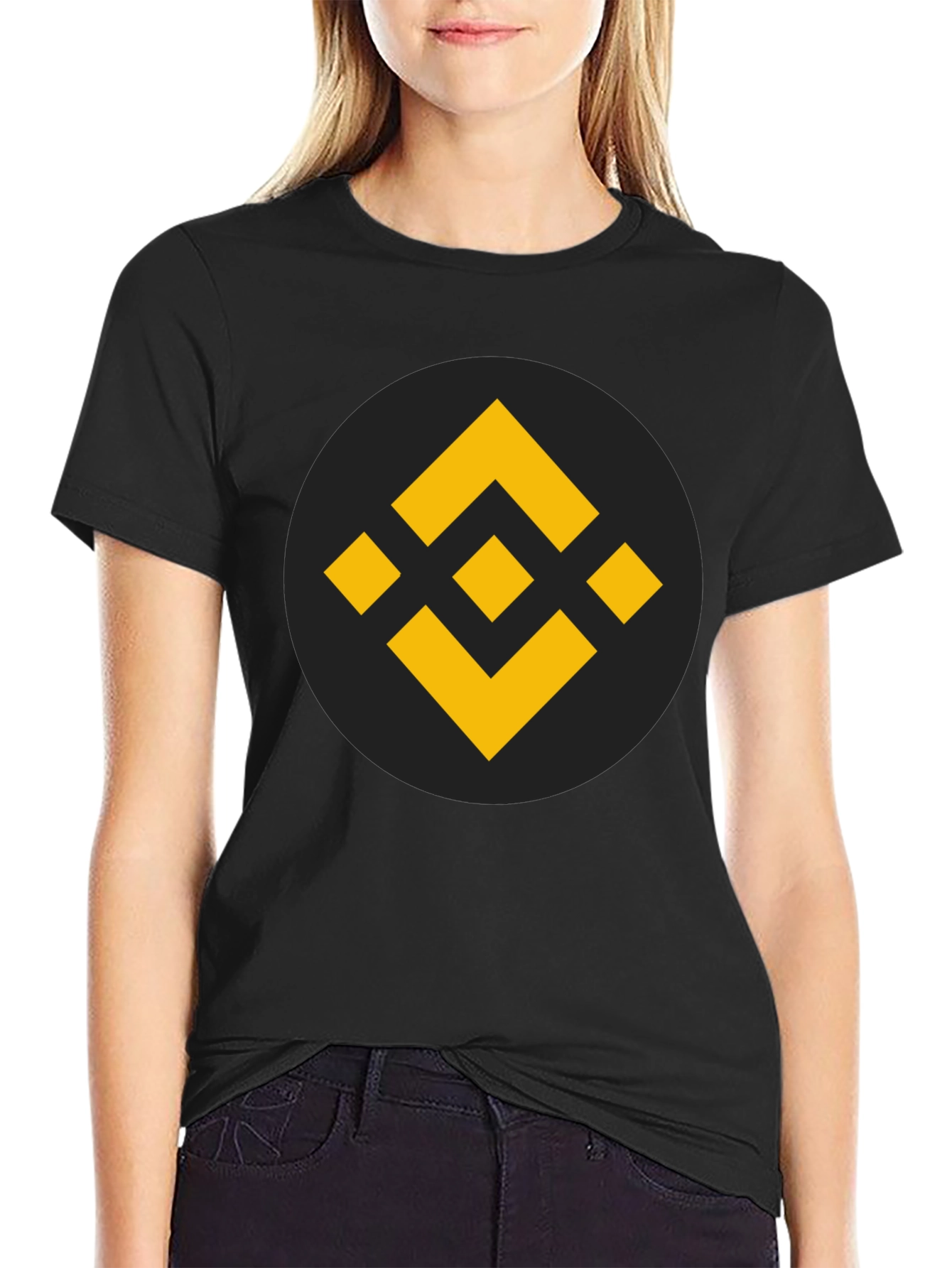 Binance Logo T-Shirt - Black Crypto Tee