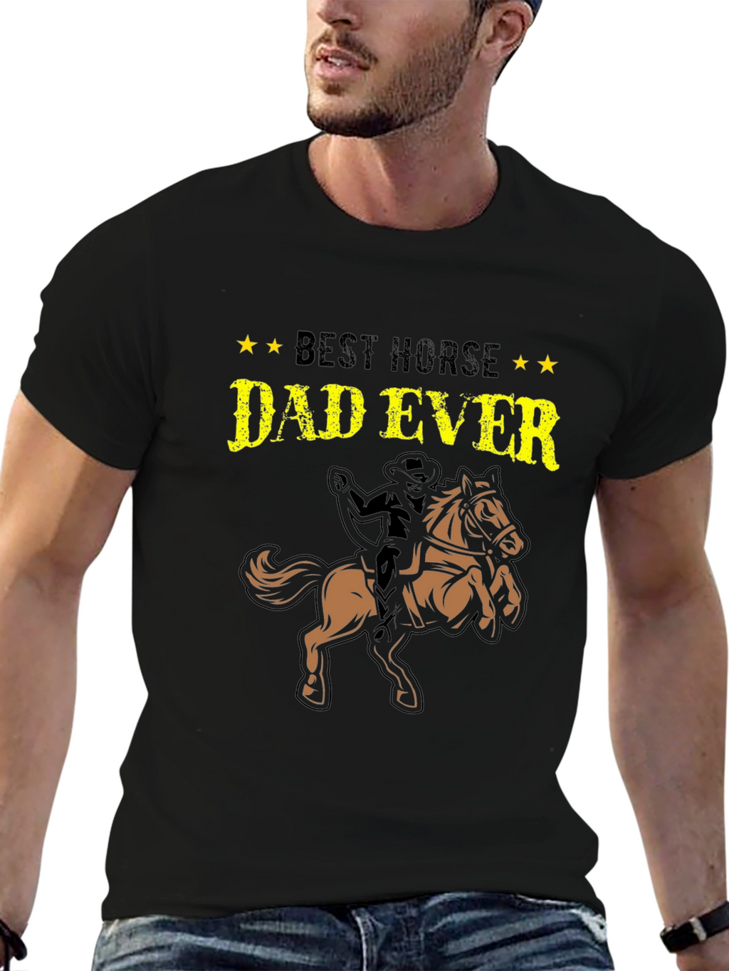 Best Horse Dad Ever Graphic Tee