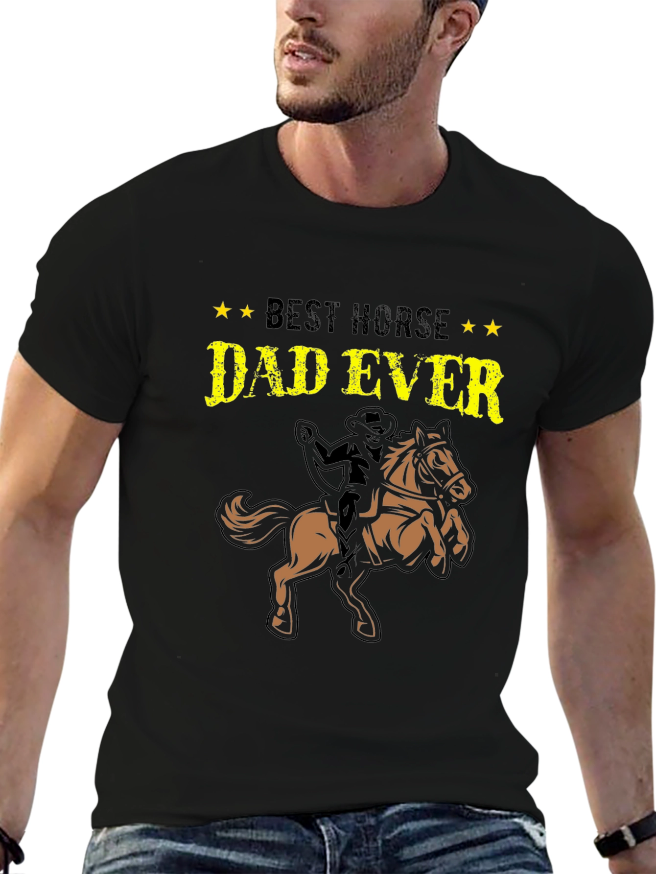 Best Horse Dad Ever Graphic Tee