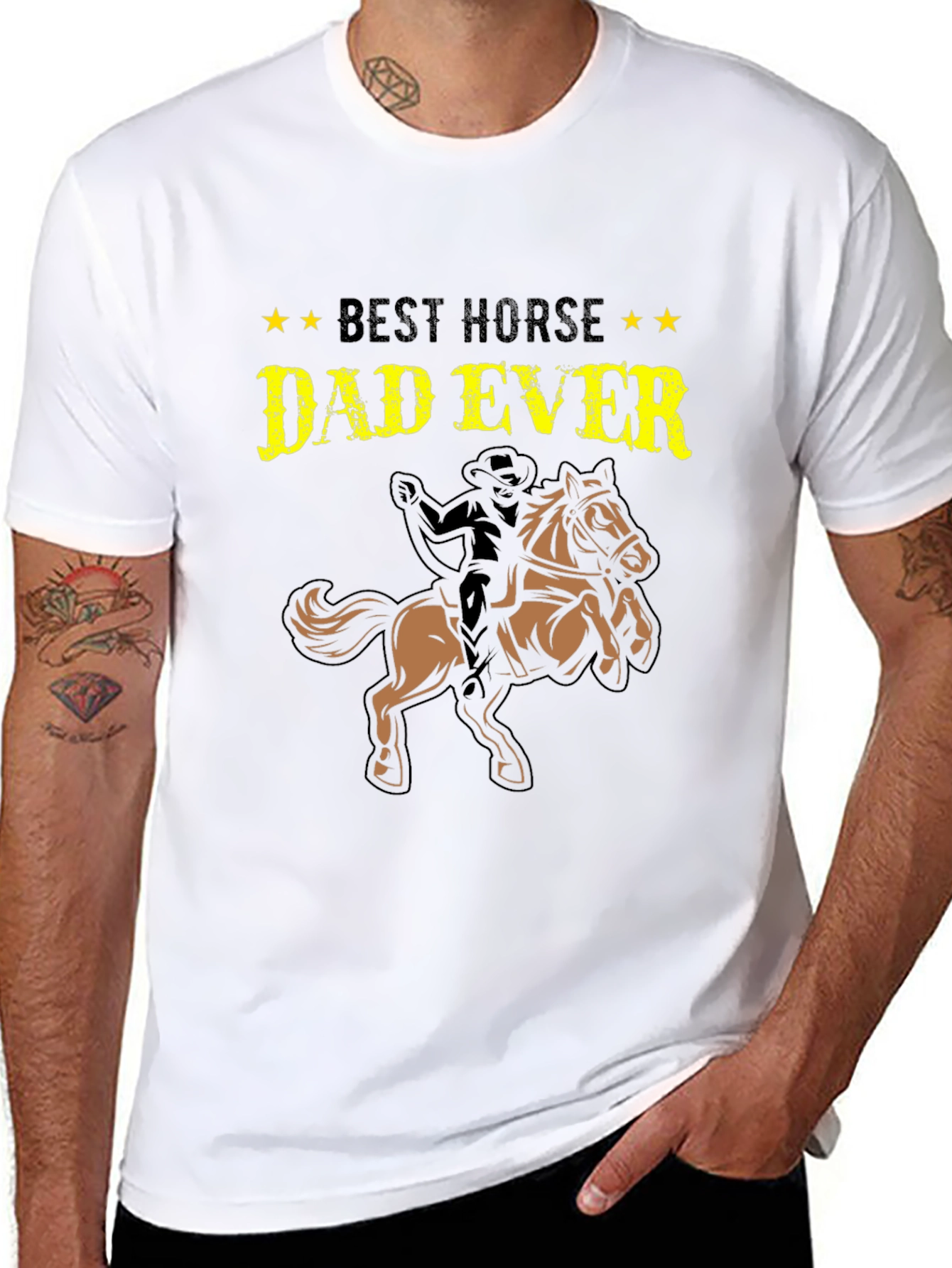 Best Horse Dad Ever Graphic Tee
