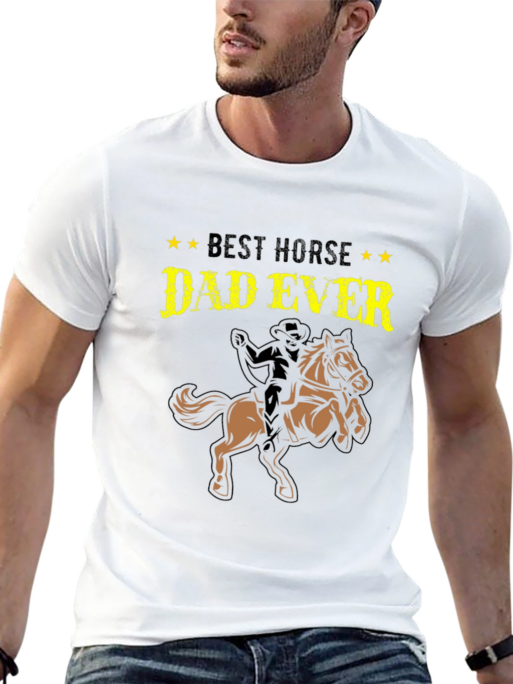 Best Horse Dad Ever Graphic Tee