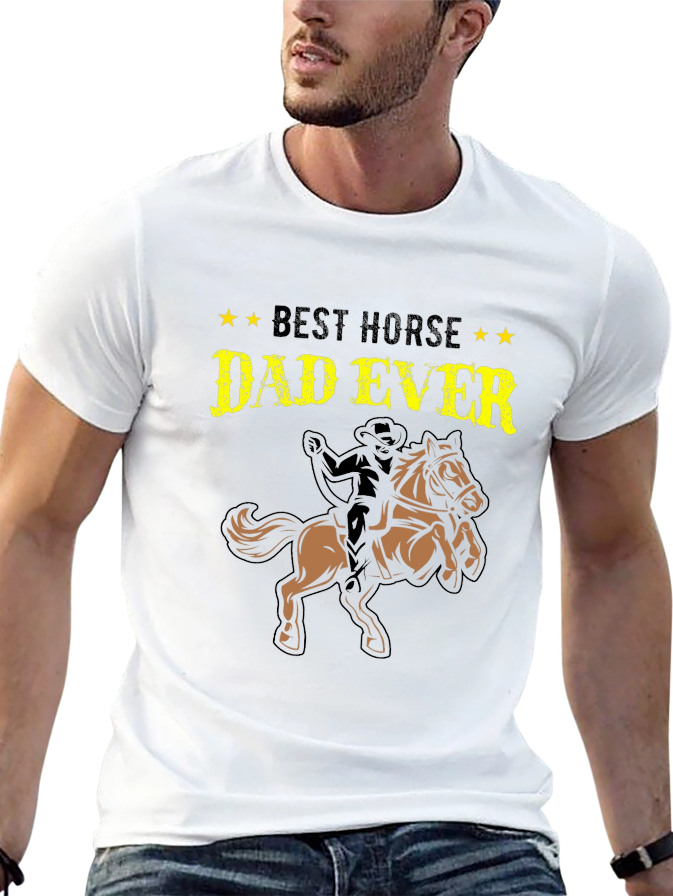 Best Horse Dad Ever Graphic Tee