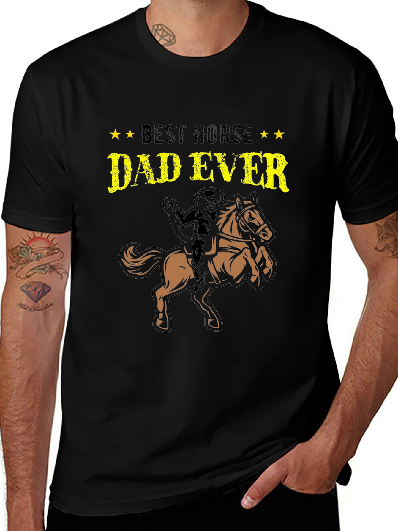 Best Horse Dad Ever Graphic Tee