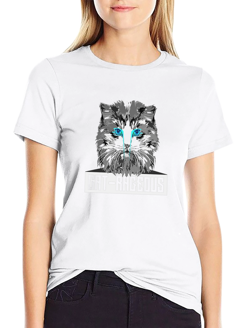 Cat-Rageous Graphic T-Shirt