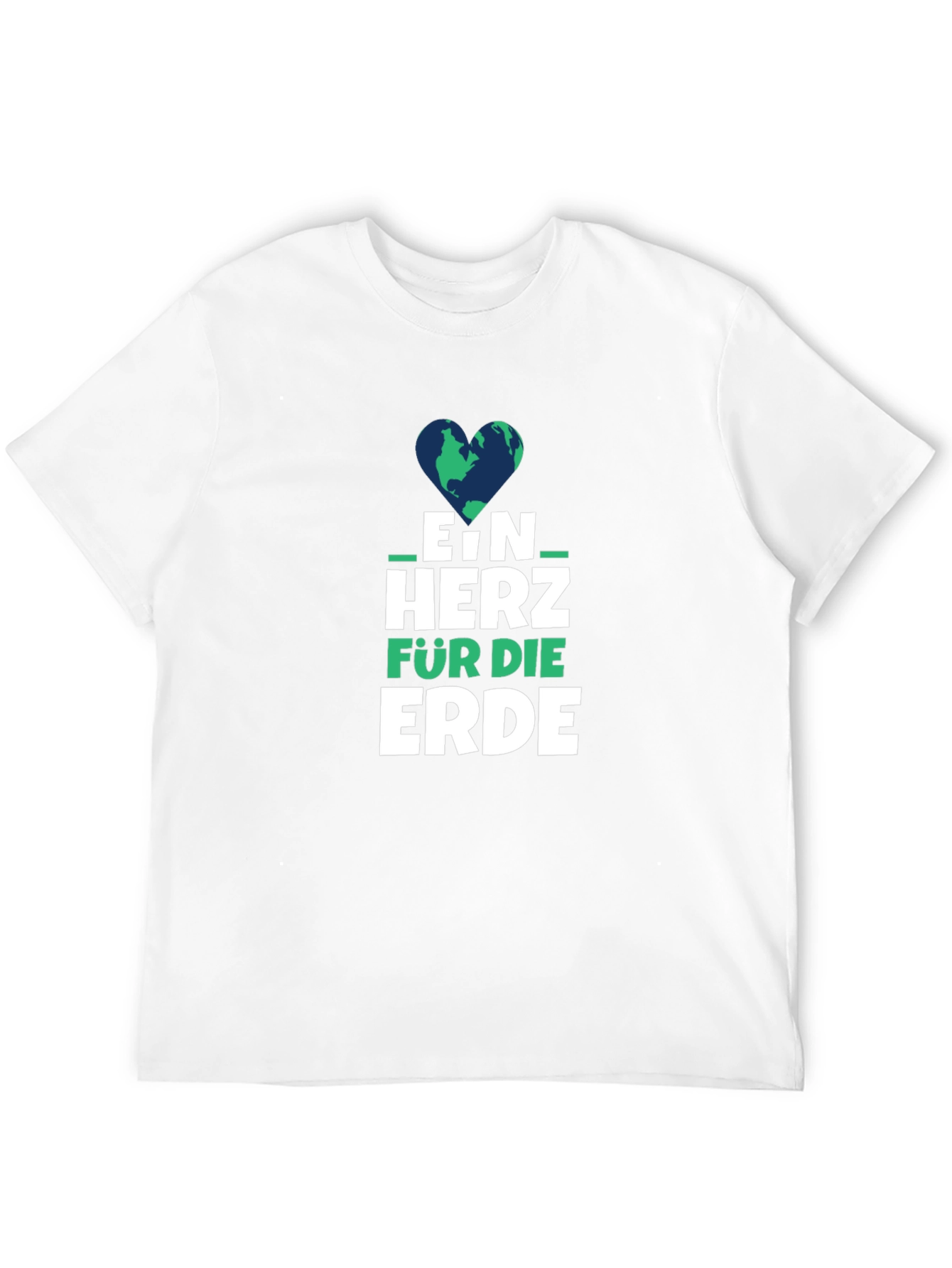 Earth Heart Graphic Tee - Ein Herz Fur Die Erde