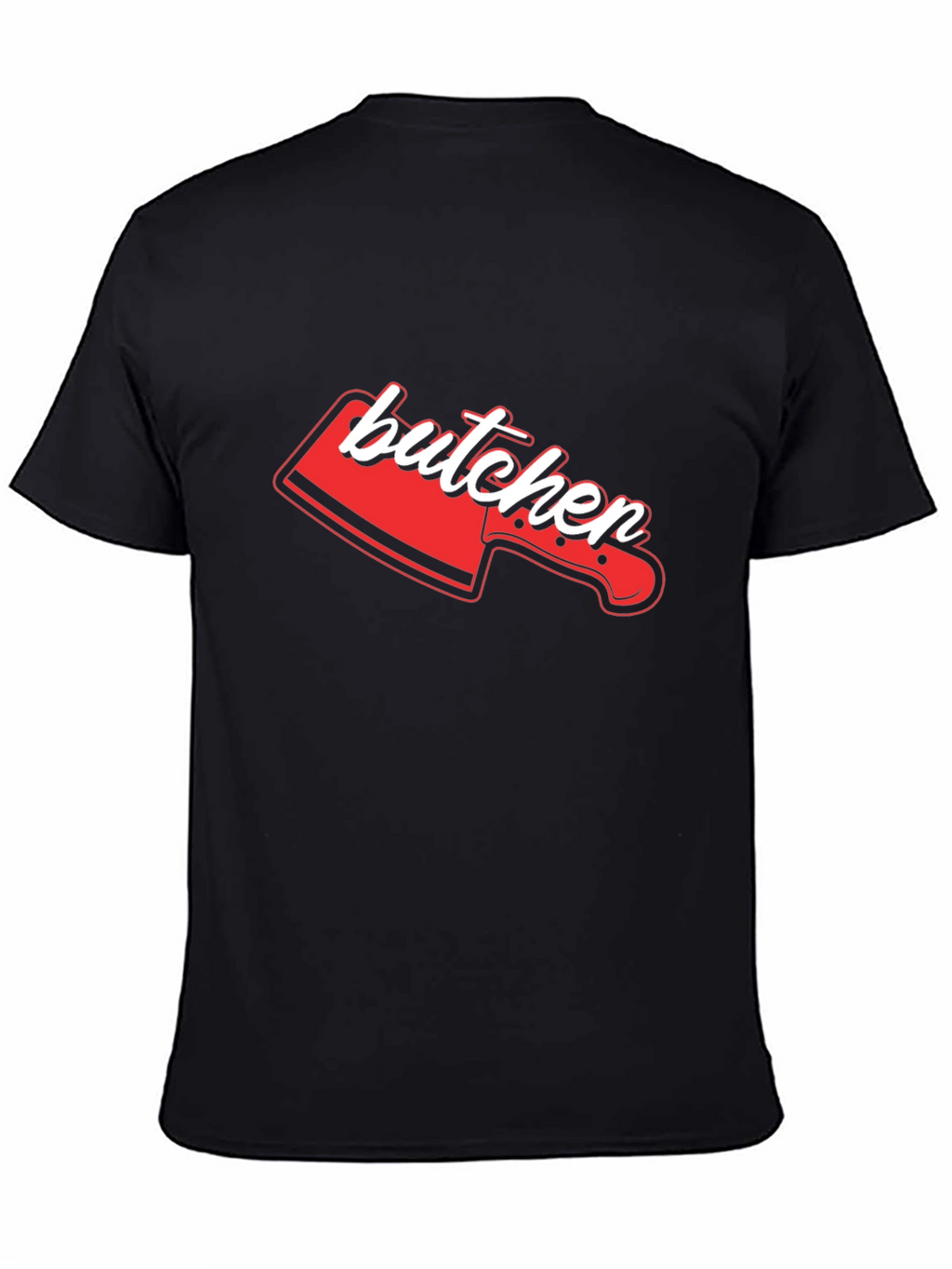 Butcher Knife Graphic Tee - Novelty T-Shirt