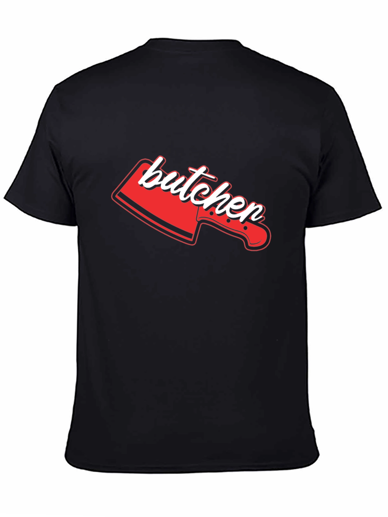 Butcher Knife Graphic Tee - Novelty T-Shirt