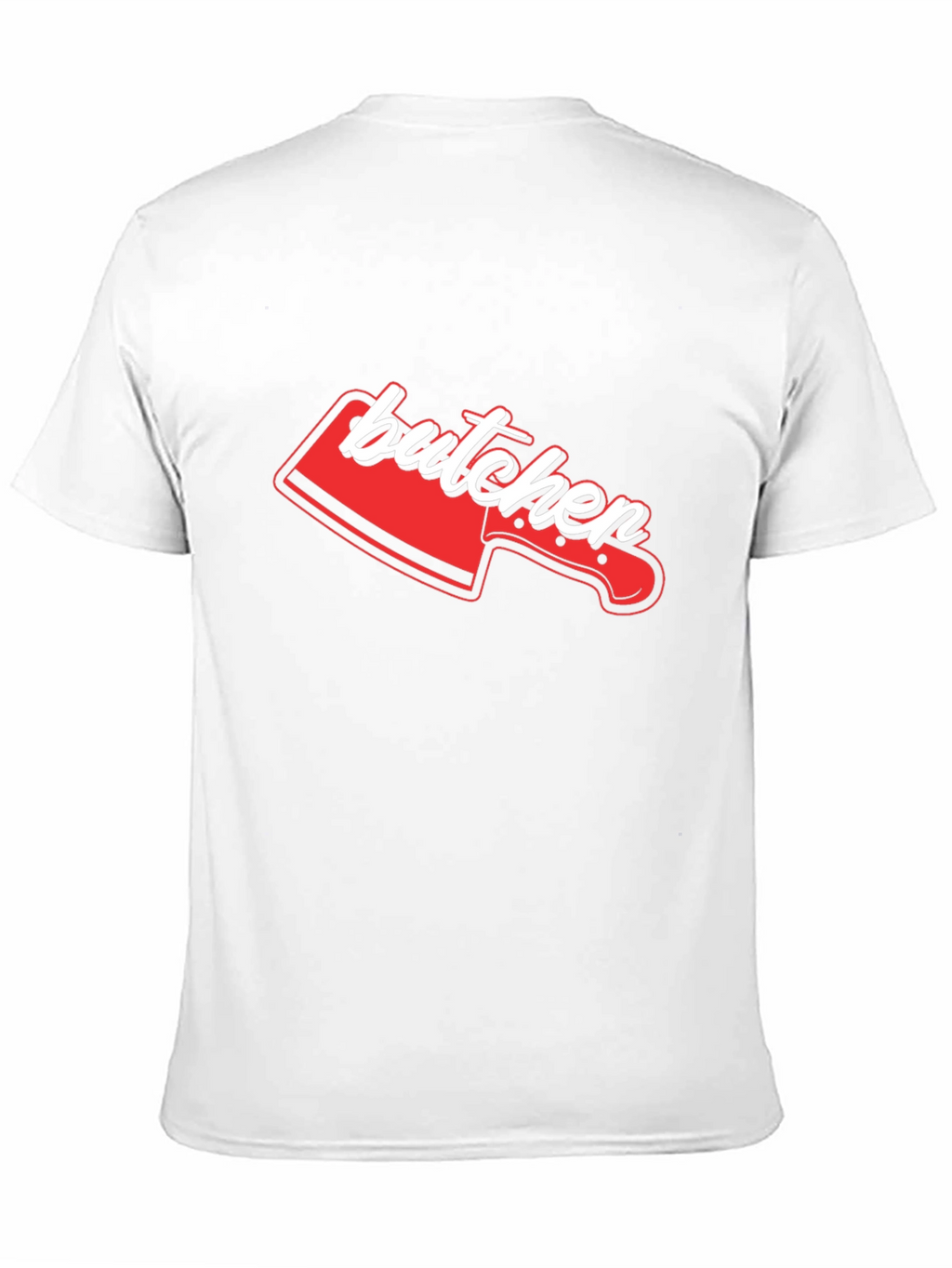 Butcher Knife Graphic Tee - Novelty T-Shirt