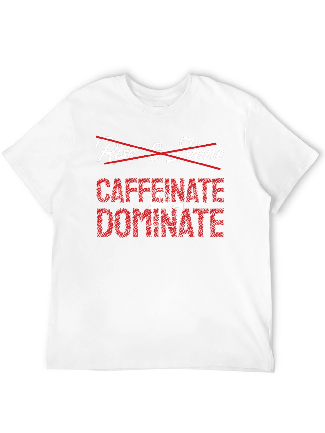 Caffeinate & Dominate Graphic Tee - Funny Coffee Lover Shirt