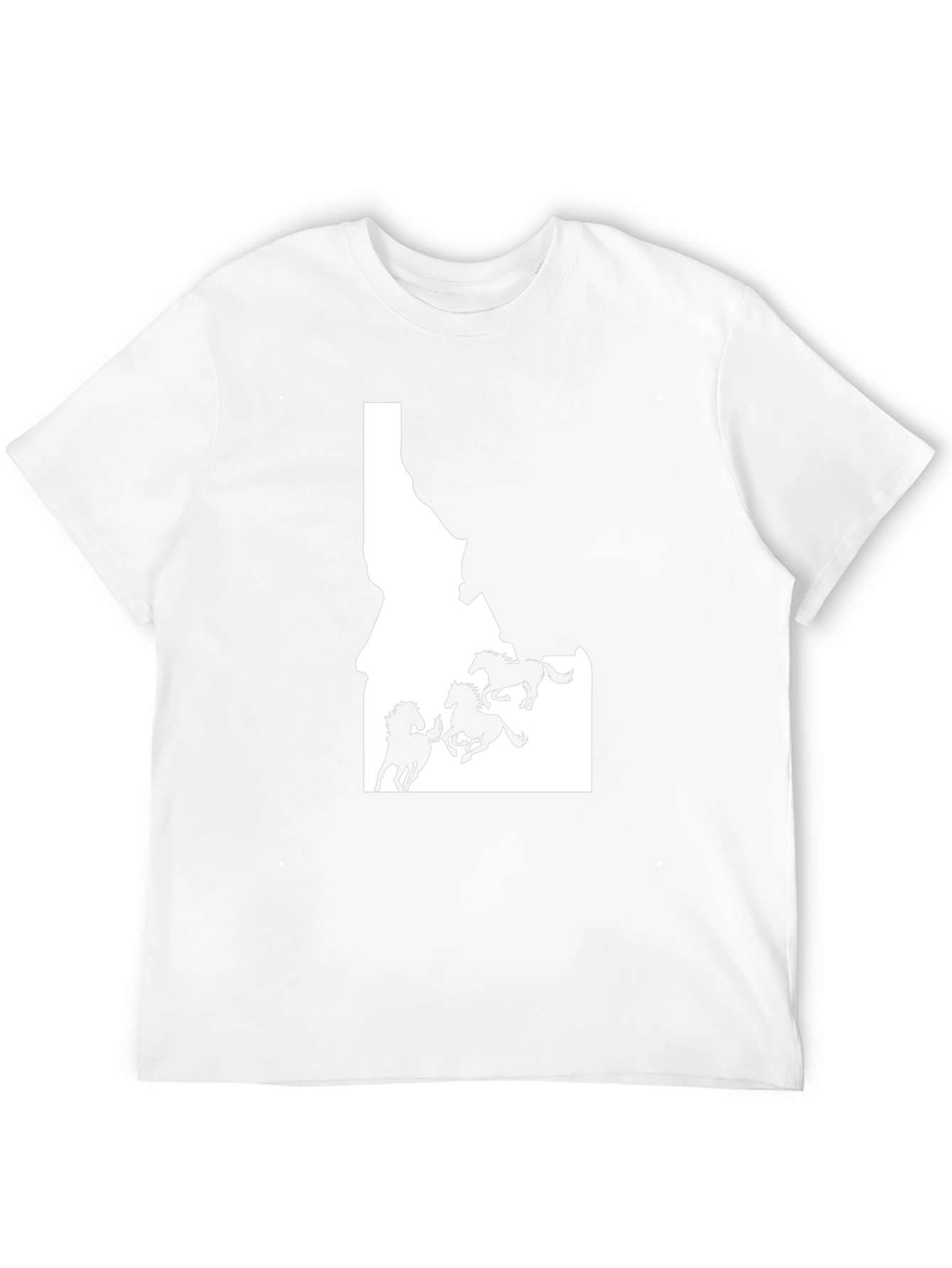 Idaho Horses Black Graphic Tee