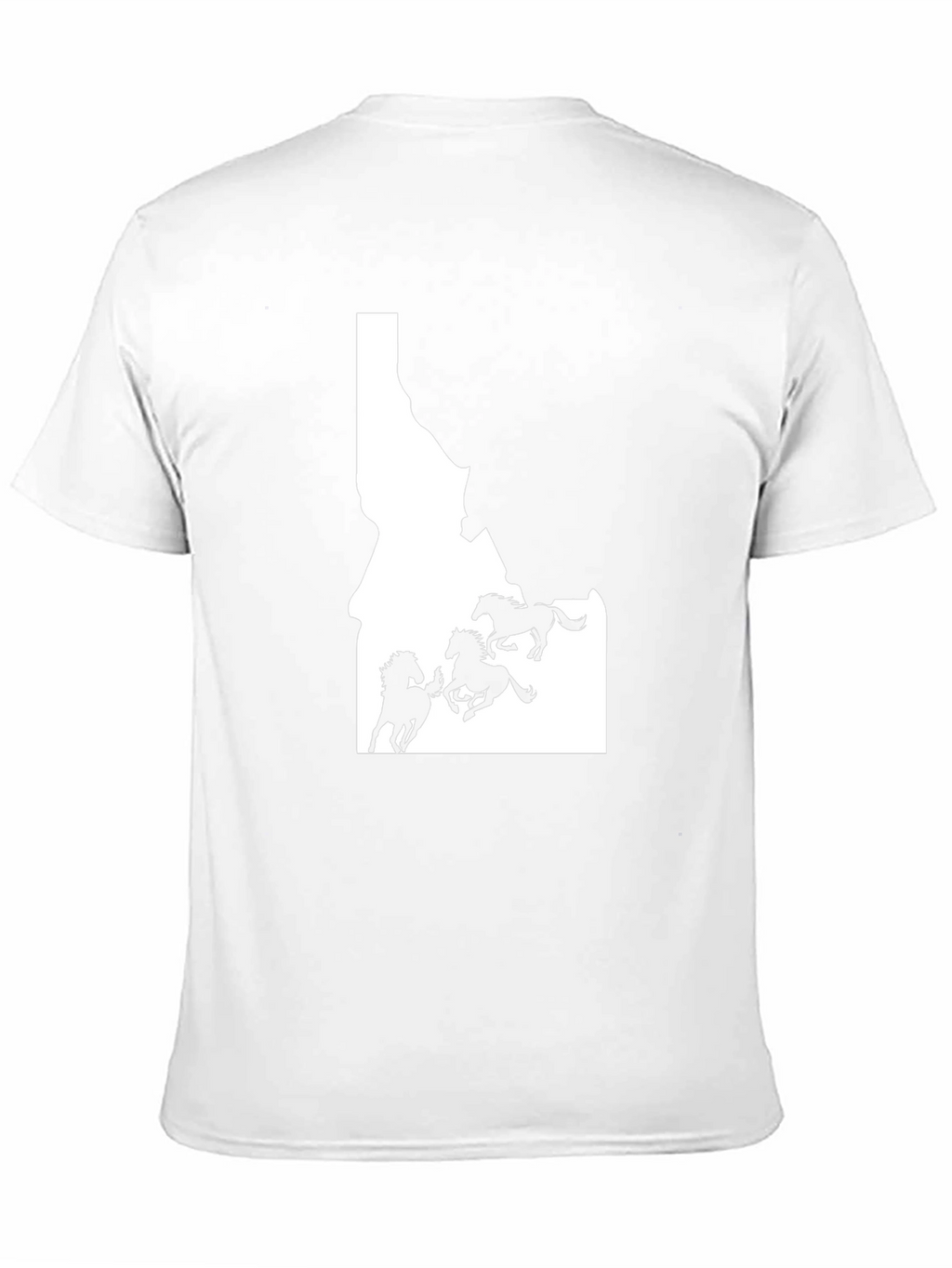Idaho Horses Black Graphic Tee