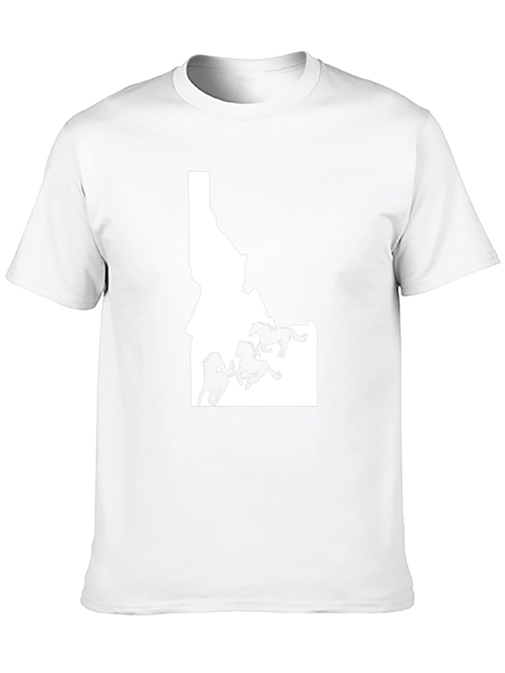 Idaho Horses Black Graphic Tee
