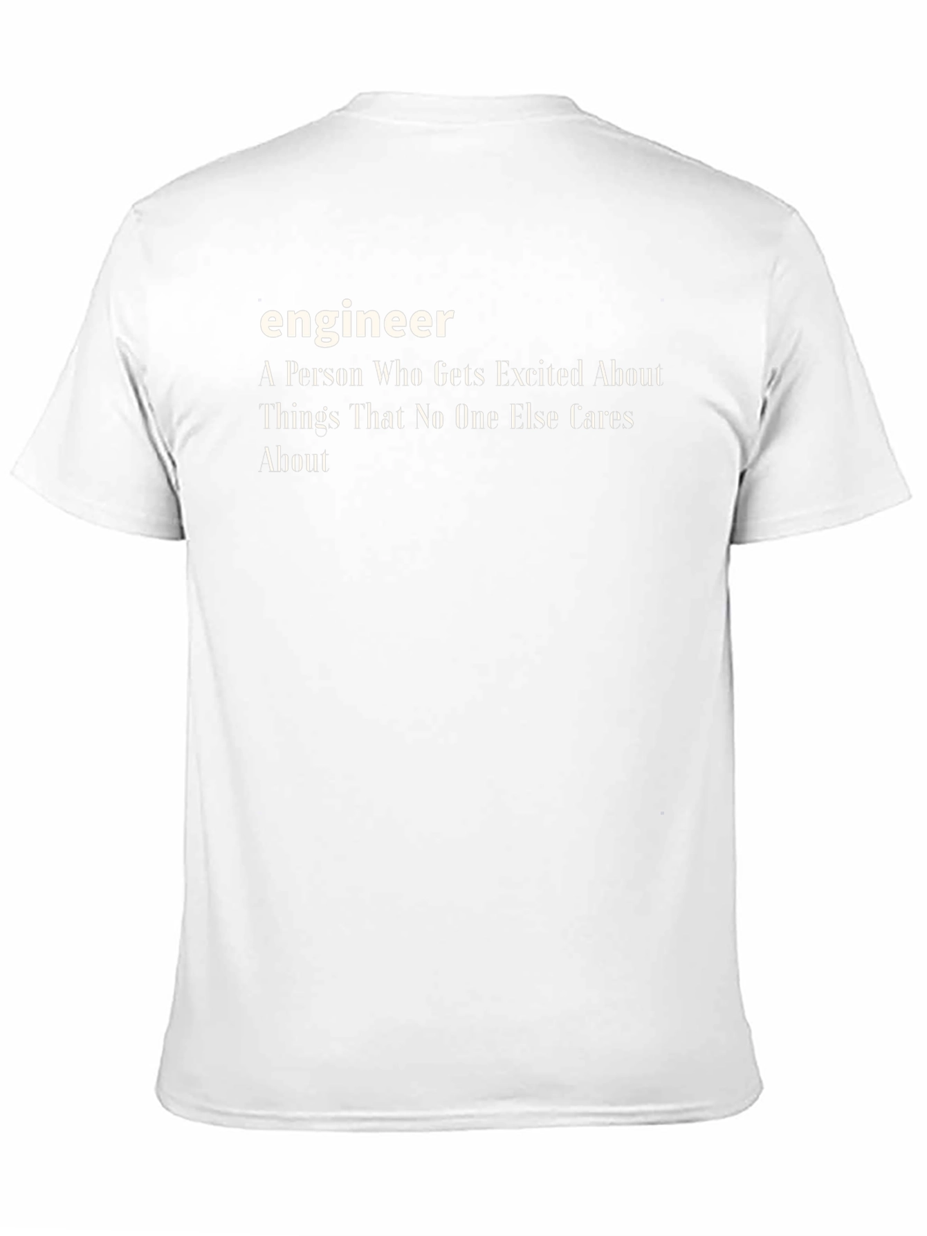 Engineer Definition Black T-Shirt