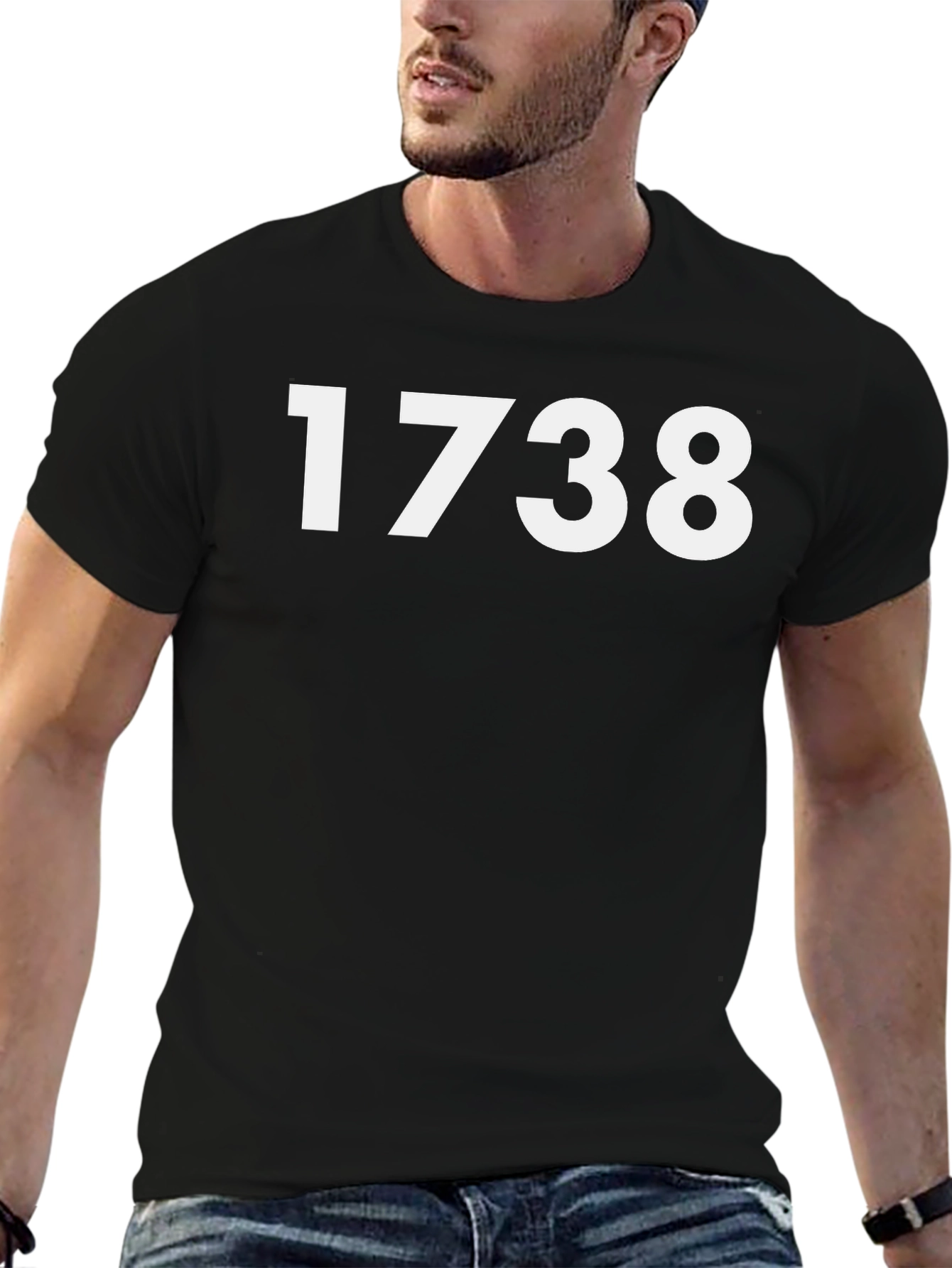 1738 Graphic T-Shirt - Crew Neck Short Sleeve