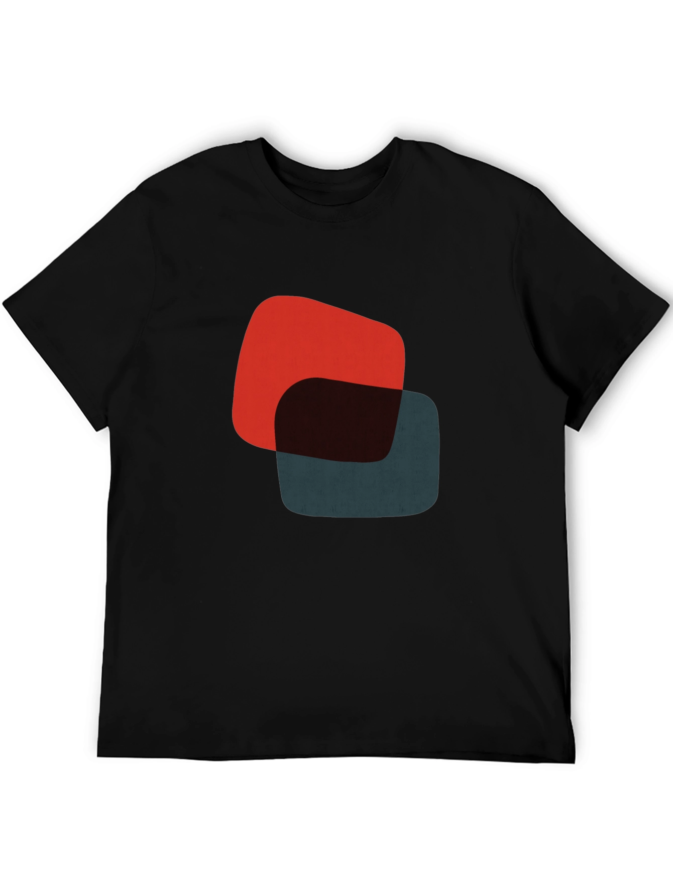 Abstract Retro Graphic Tee - Modern Style
