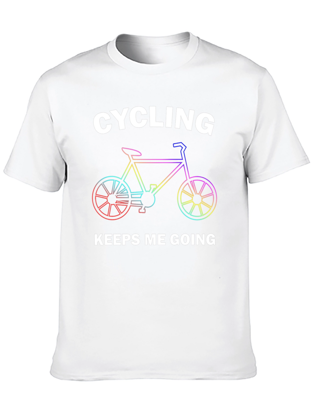 Cycling Keeps Me Going Black T-Shirt