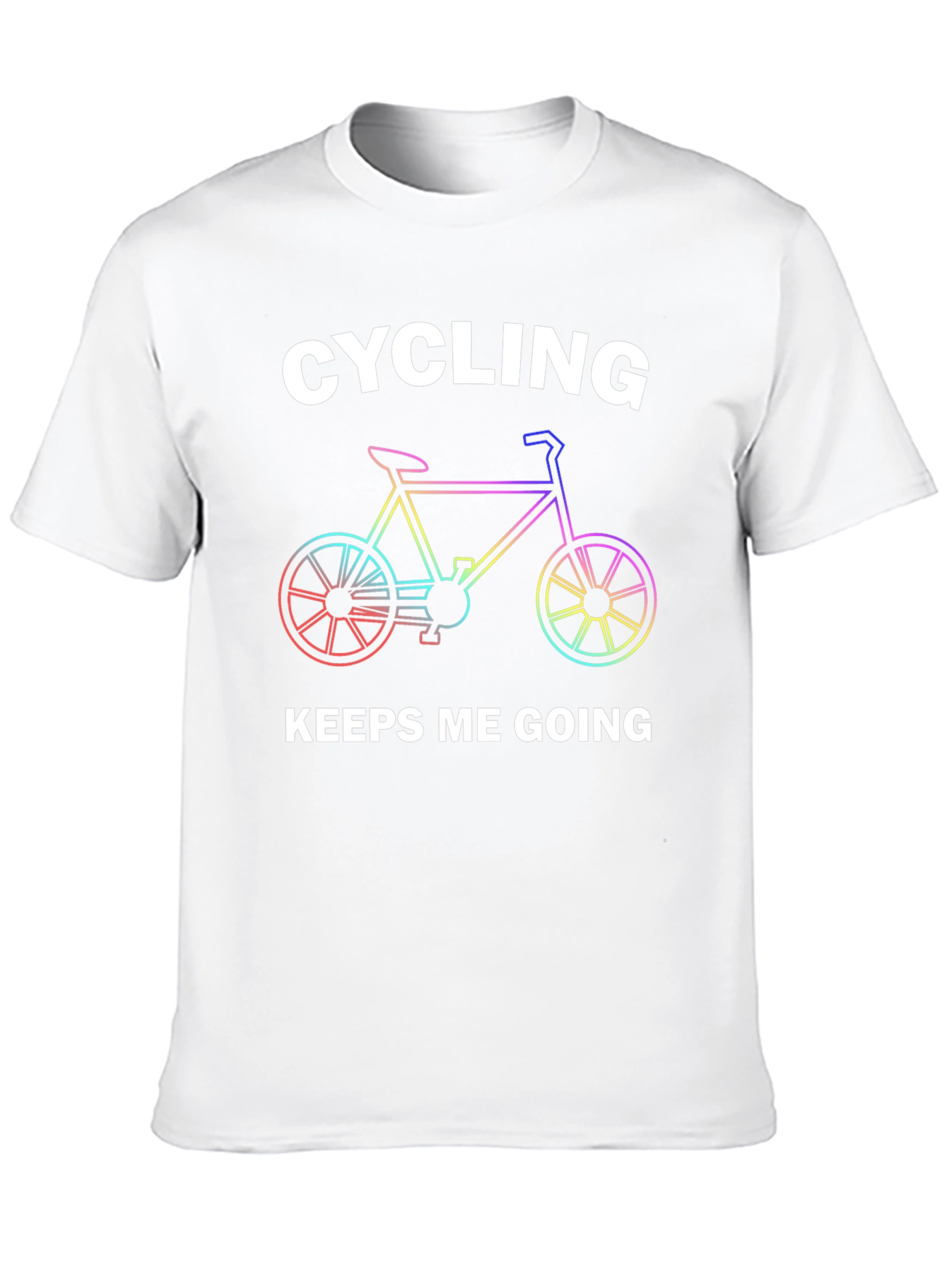 Cycling Keeps Me Going Black T-Shirt