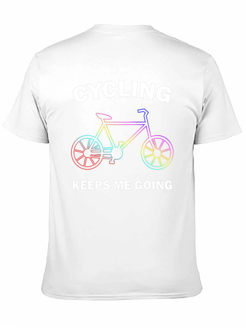 Cycling Keeps Me Going Black T-Shirt