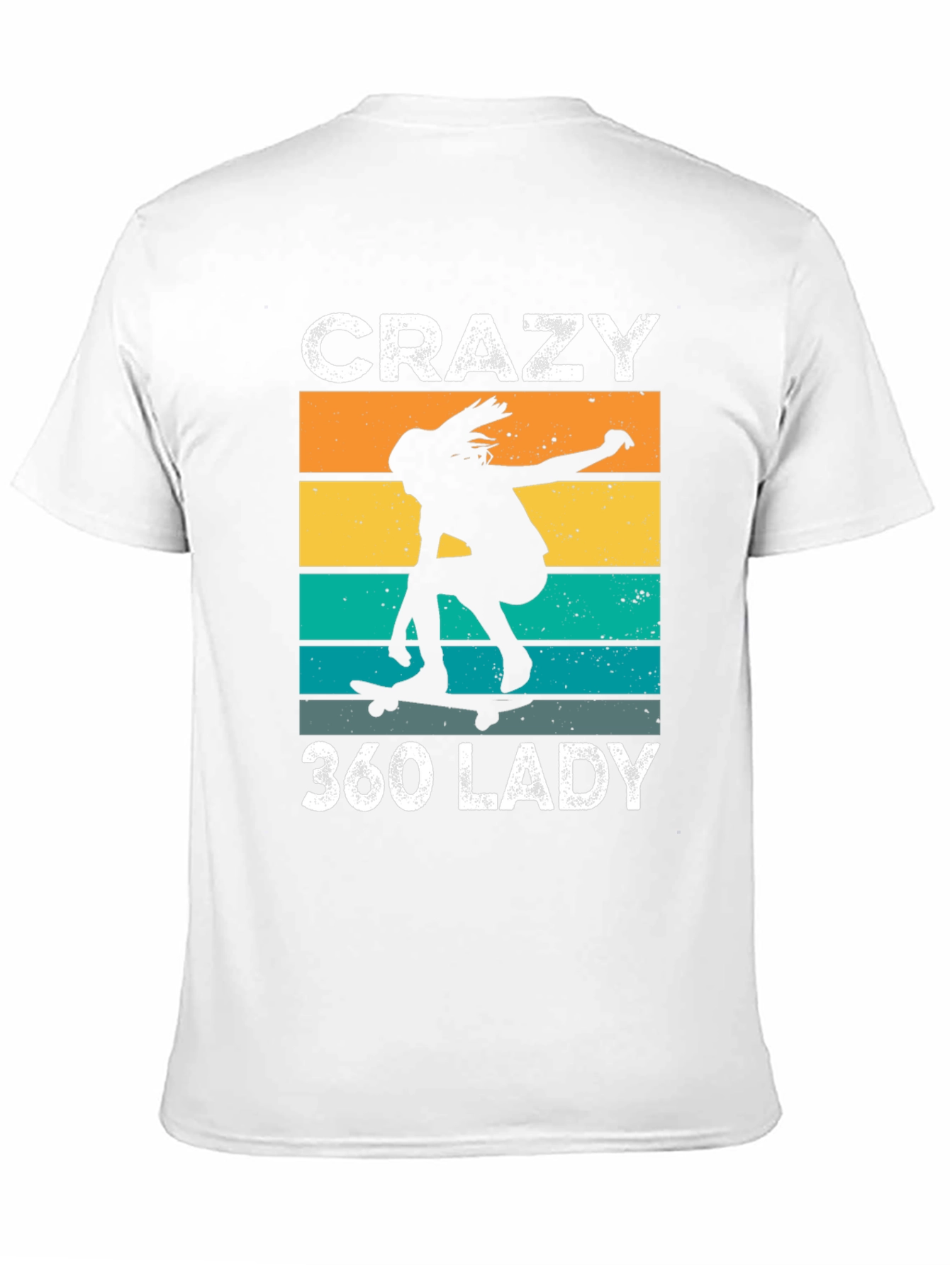 Crazy 360 Lady Retro Skater T-Shirt