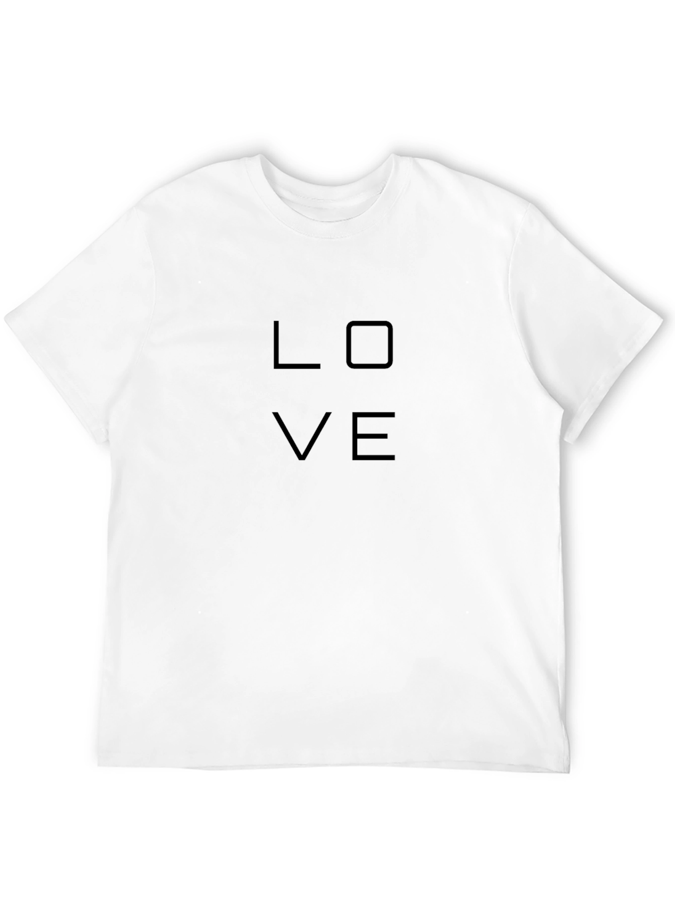 Minimalist Black LOVE Tee - Modern Style