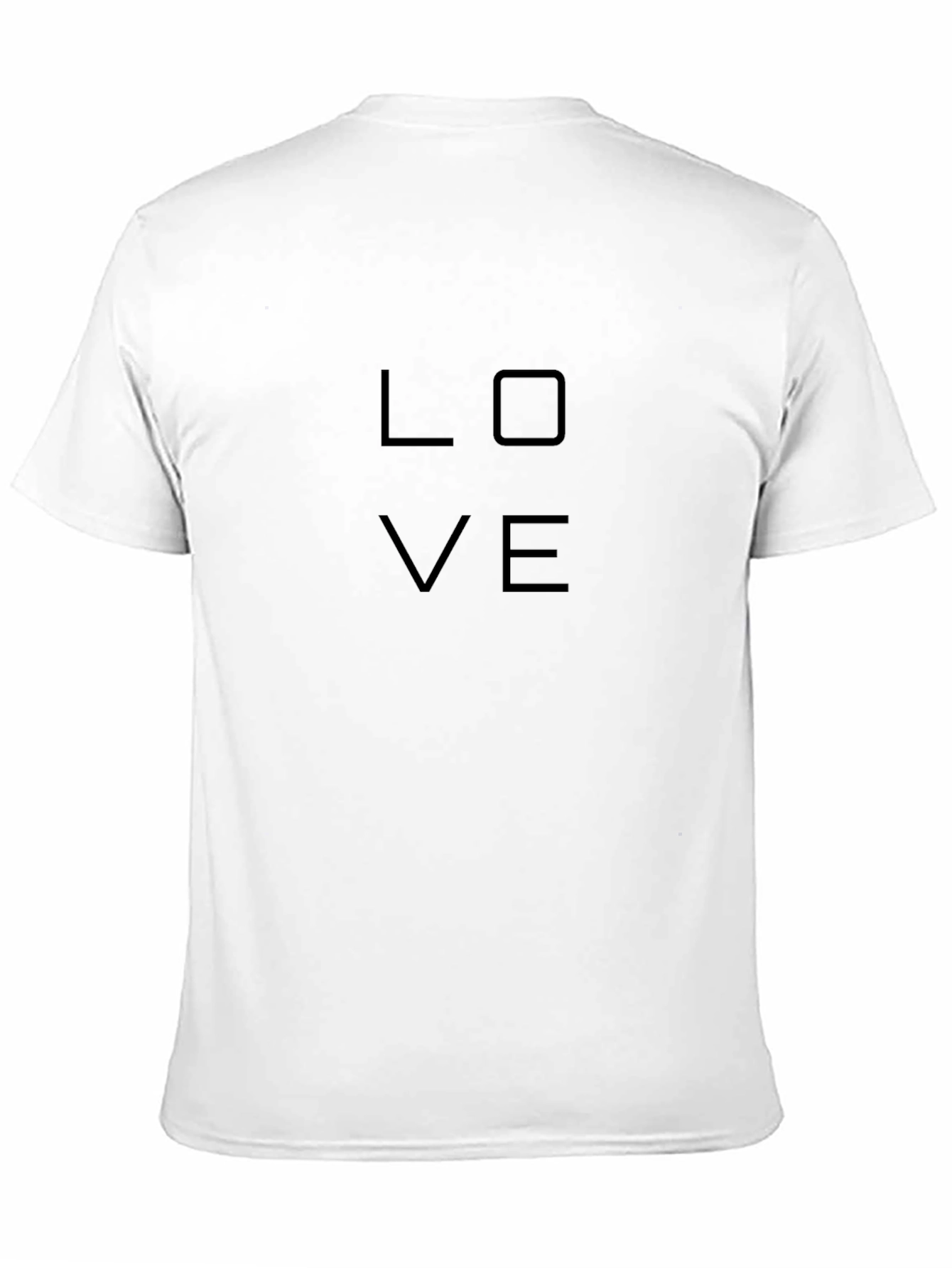 Minimalist Black LOVE Tee - Modern Style
