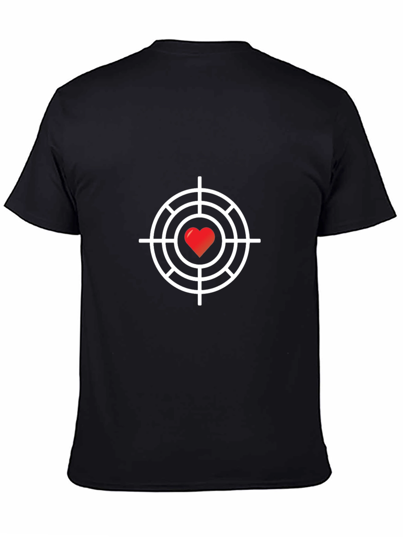 Heart Target Graphic Tee - Stylish & Trendy