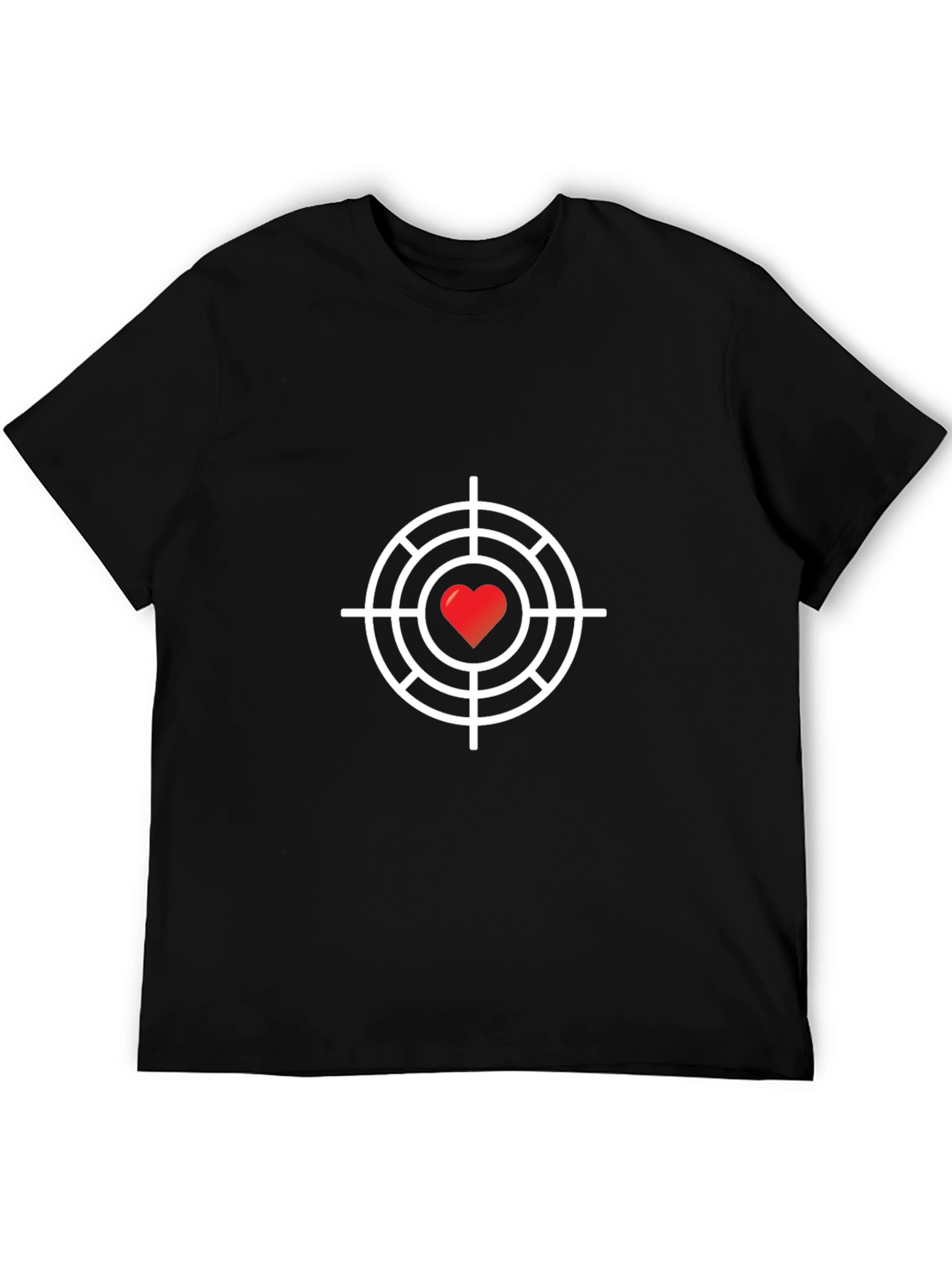 Heart Target Graphic Tee - Stylish & Trendy