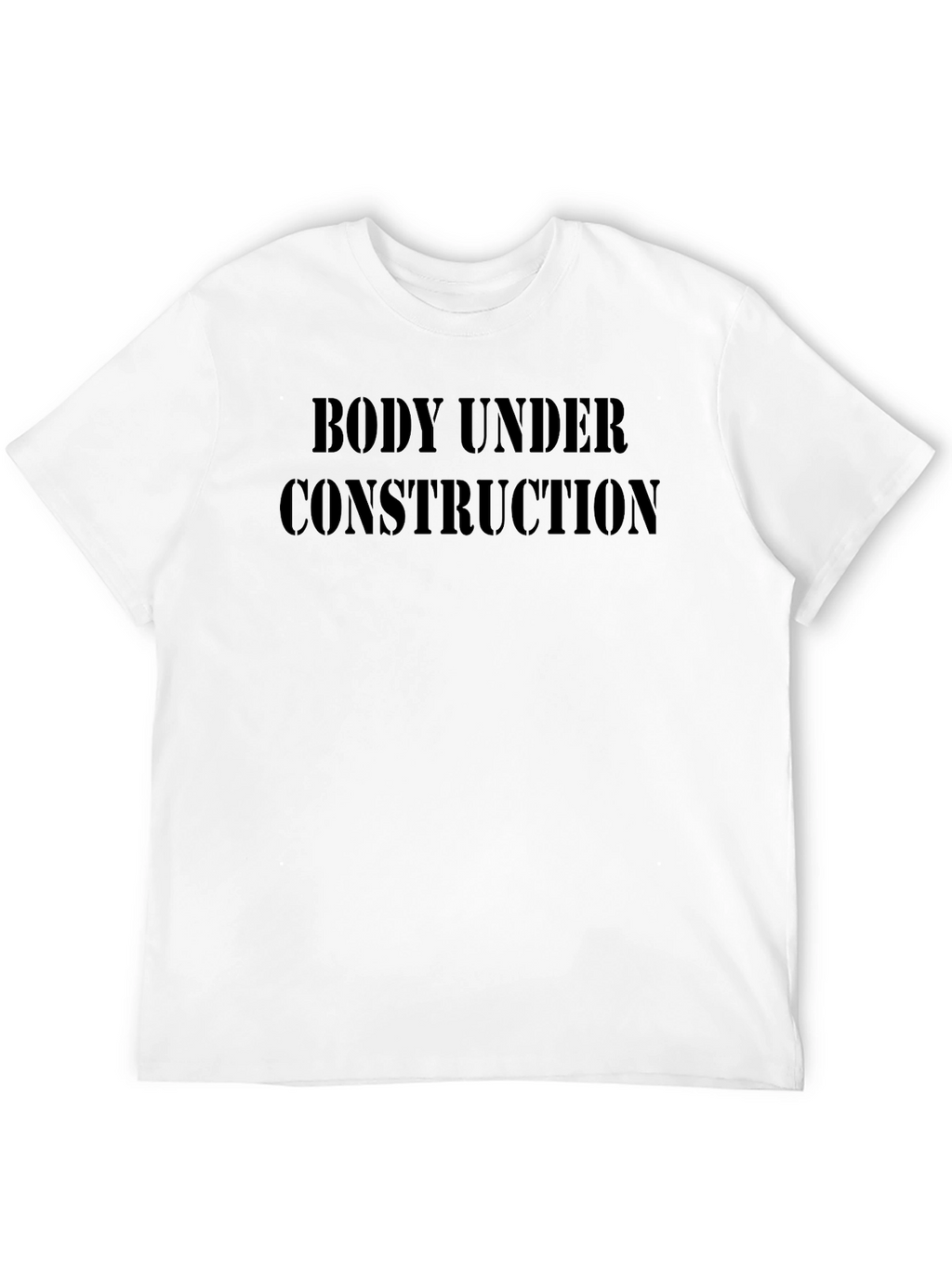 Body Under Construction Mens Black T-Shirt