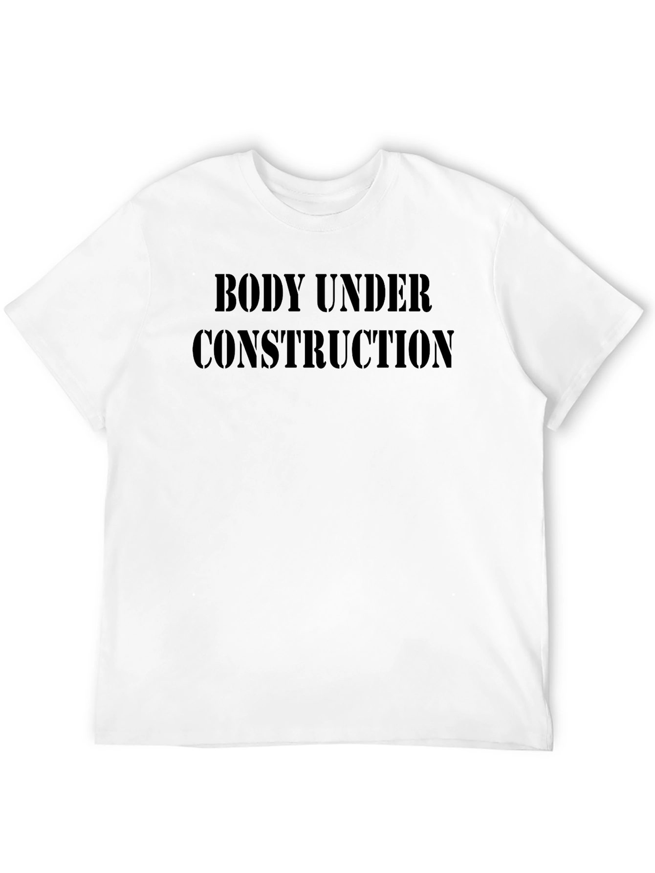 Body Under Construction Mens Black T-Shirt